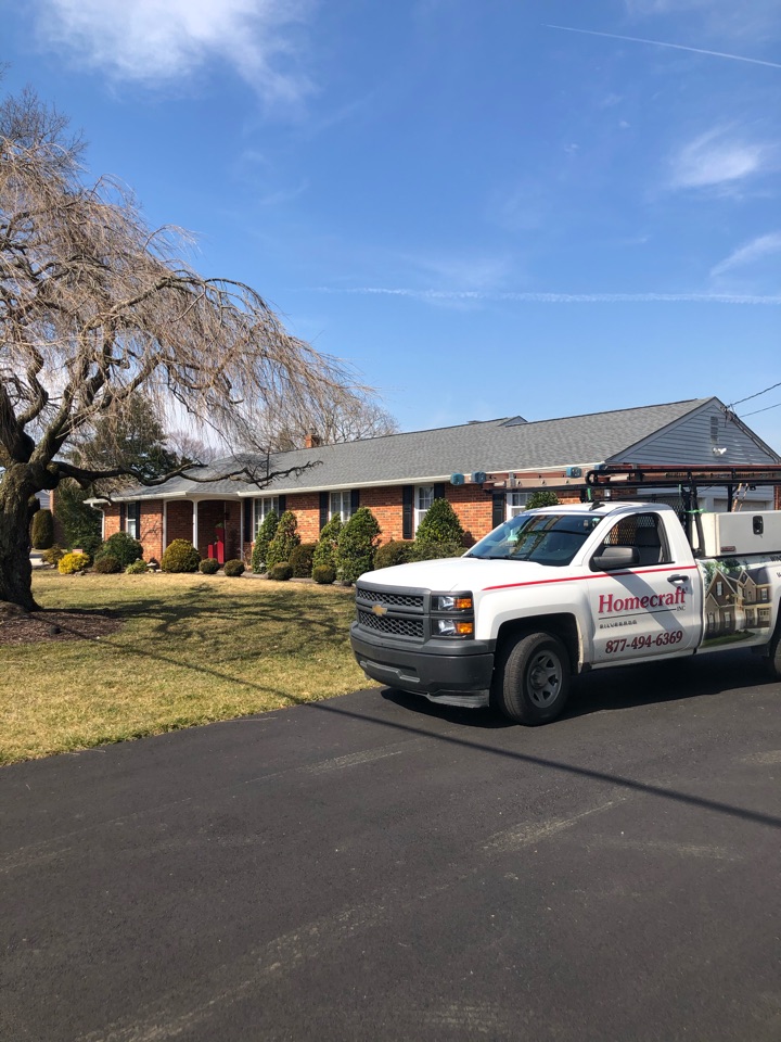 Wilmington, DE - GAF Timberline shingles color Pewter Grey and Mastic Leaf Relief and shutters color black Wilmington, DE - GAF Timberline shingles color Pewter Grey and Mastic Leaf Relief and shutters color black