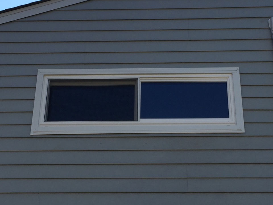 West Chester, PA - A WindBlocker 2-Lite Slider Window recently installed by Homecraft, Inc. West Chester, PA - A WindBlocker 2-Lite Slider Window recently installed by Homecraft, Inc.