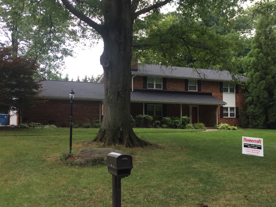 Wilmington, DE - A GAF High Definition Roof recently installed by Homecraft Inc Wilmington, DE - A GAF High Definition Roof recently installed by Homecraft Inc