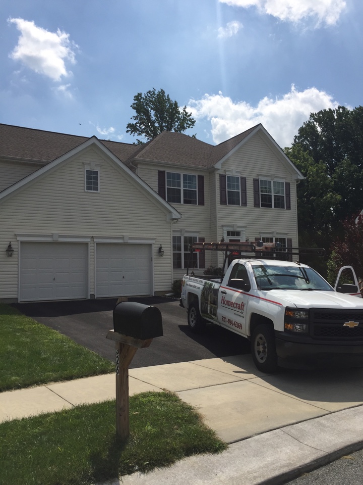 Hockessin, DE - GAF Timberline shingles color Hickory with Sno county ridge vent Hockessin, DE - GAF Timberline shingles color Hickory with Sno county ridge vent