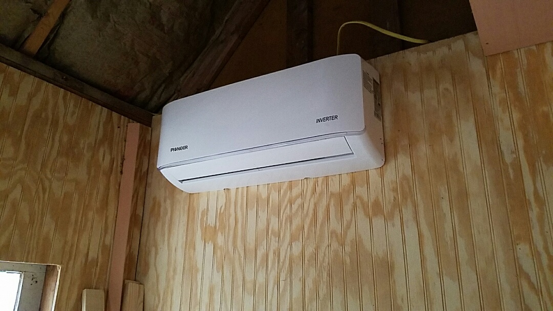Install ductless system