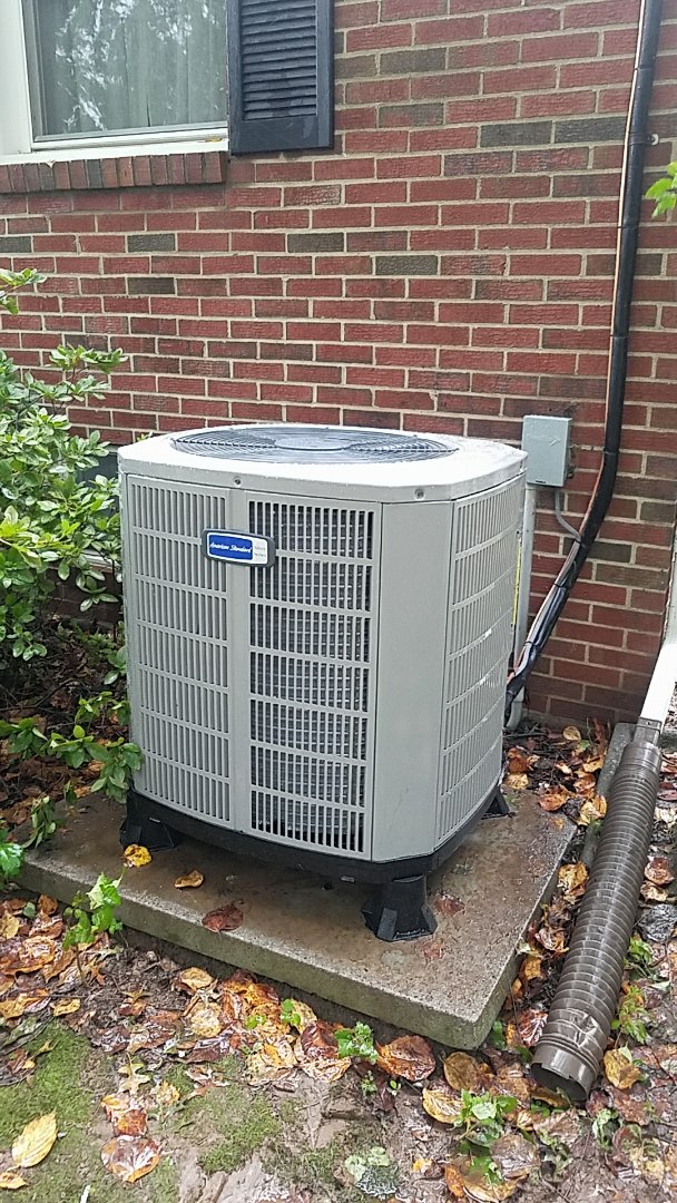 Installed new American Standard 14 SEER AC system.