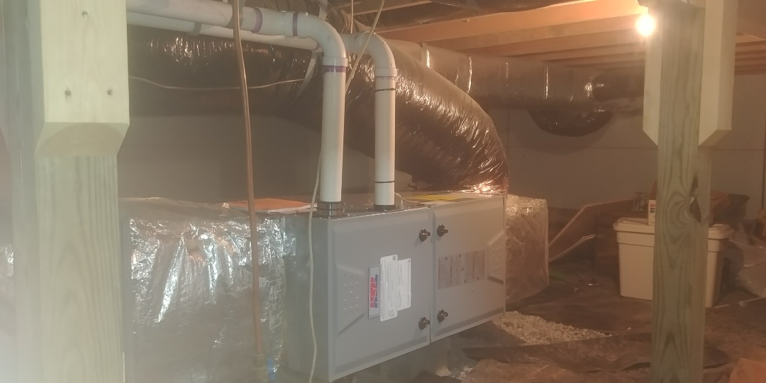 Just installed new heil gas l.p. furnace