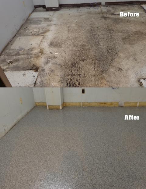 Las Vegas, NV - The work that the Las Vegas Concrete Decor team completed for us turned out great! Our garage floor was old, grungy, and cracking all over the place. The crew came out, repaired the cracks, grinded the ugliness away, and resurfaced with a beautiful flake coat! It looks like a completely different floor than before! I will definitely be using this company again for our patio remodel! I recommend their excellent services to all who require a decorative concrete contractor for a remodeling job! Las Vegas, NV - The work that the Las Vegas Concrete Decor team completed for us turned out great! Our garage floor was old, grungy, and cracking all over the place. The crew came out, repaired the cracks, grinded the ugliness away, and resurfaced with a beautiful flake coat! It looks like a completely different floor than before! I will definitely be using this company again for our patio remodel! I recommend their excellent services to all who require a decorative concrete contractor for a remodeling job!