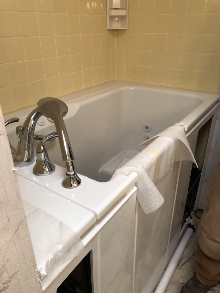 Littleton, CO - Installing a Kohler walk in bath tub today! Littleton, CO - Installing a Kohler walk in bath tub today!