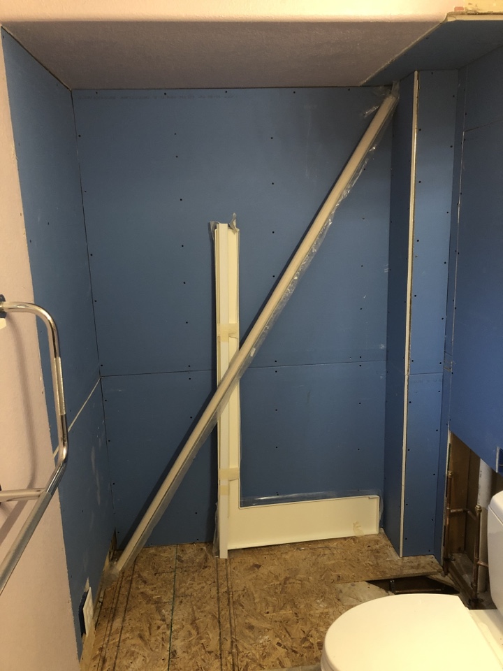 Lakewood, CO - Demo is done. Drywall is up. Ready for Luxstone and a Kohler walk in bath tub Lakewood, CO - Demo is done. Drywall is up. Ready for Luxstone and a Kohler walk in bath tub