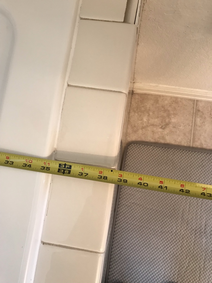 Fort Collins, CO - Met with an awesome homeowner to do final measurements on their custom LuxStone shower. Fort Collins, CO - Met with an awesome homeowner to do final measurements on their custom LuxStone shower.
