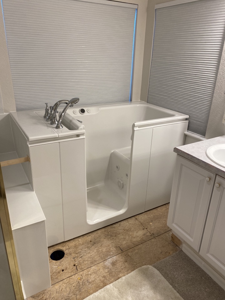 Littleton, CO - Installed a new Kohler walk in tub for Luxstone of Colorado Littleton, CO - Installed a new Kohler walk in tub for Luxstone of Colorado
