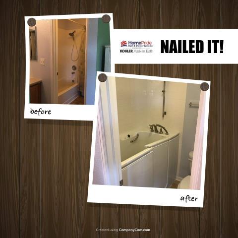 Denver, CO - One of our customers needed a safe option for bathing-a Kohler walk in tub fit the bill! Our satisfied client loves the quick drain technology, heated seat, and whirlpool jets. Denver, CO - One of our customers needed a safe option for bathing-a Kohler walk in tub fit the bill! Our satisfied client loves the quick drain technology, heated seat, and whirlpool jets.
