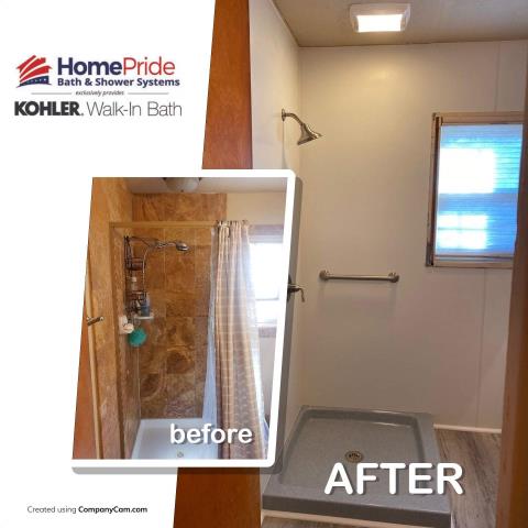 Cheyenne, WY - Total transformation in this bathroom! Cheyenne, WY - Total transformation in this bathroom!