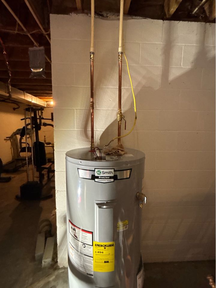 Water heater install