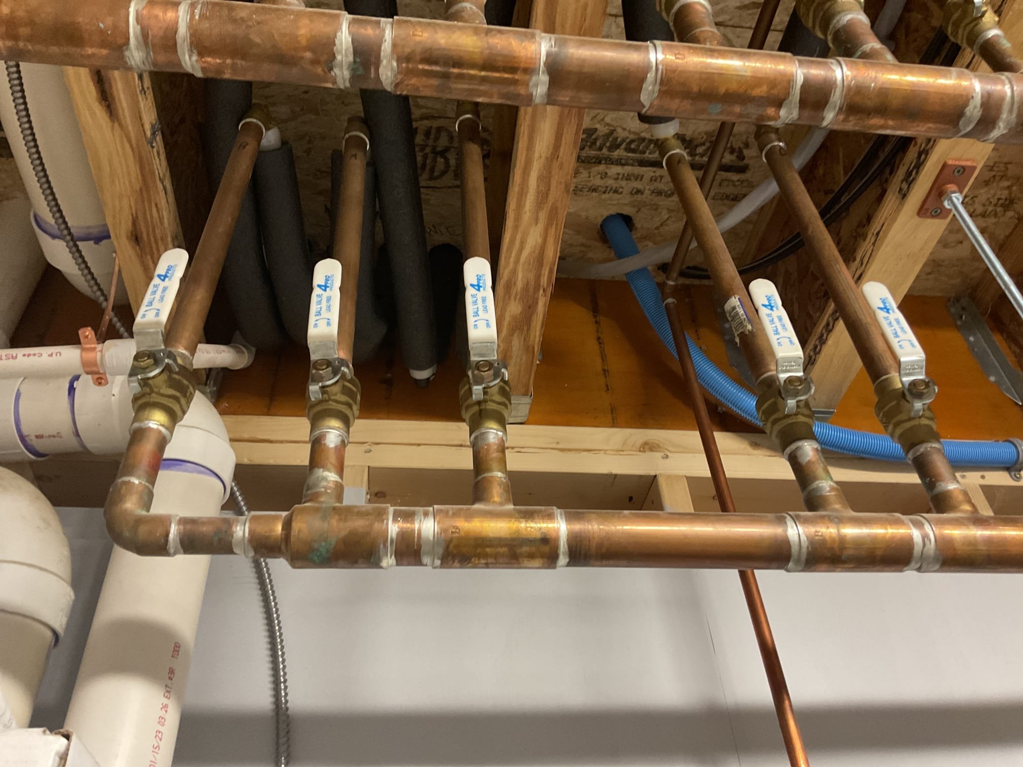 Water treatment consultation

The homeowners provided me with a water sample analysis from Endyne Laboratory. The homeowners are interested in a whole house sediment filter and any other water treatment that may be recommended. After further analysis of the water sample, estimates will be provided for water treatment. The homeowner is also interested in possibly flushing the residual sediment from the shower heads and/or shower valves once treatment is installed. The homeowners expressed they have witnessed a reduced pressure from the primary bathroom shower. This shower valve was not labeled, but it may be a Water Works shower valve. The homeowners expressed is recently built so the homeowners may have paperwork with make and models of the shower valve.