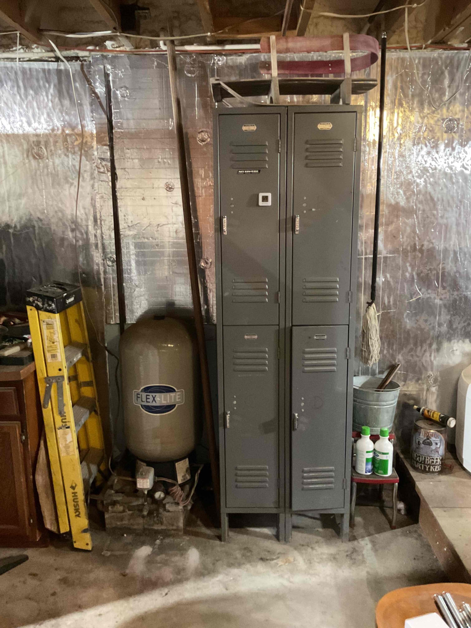 Took water sample for softener 