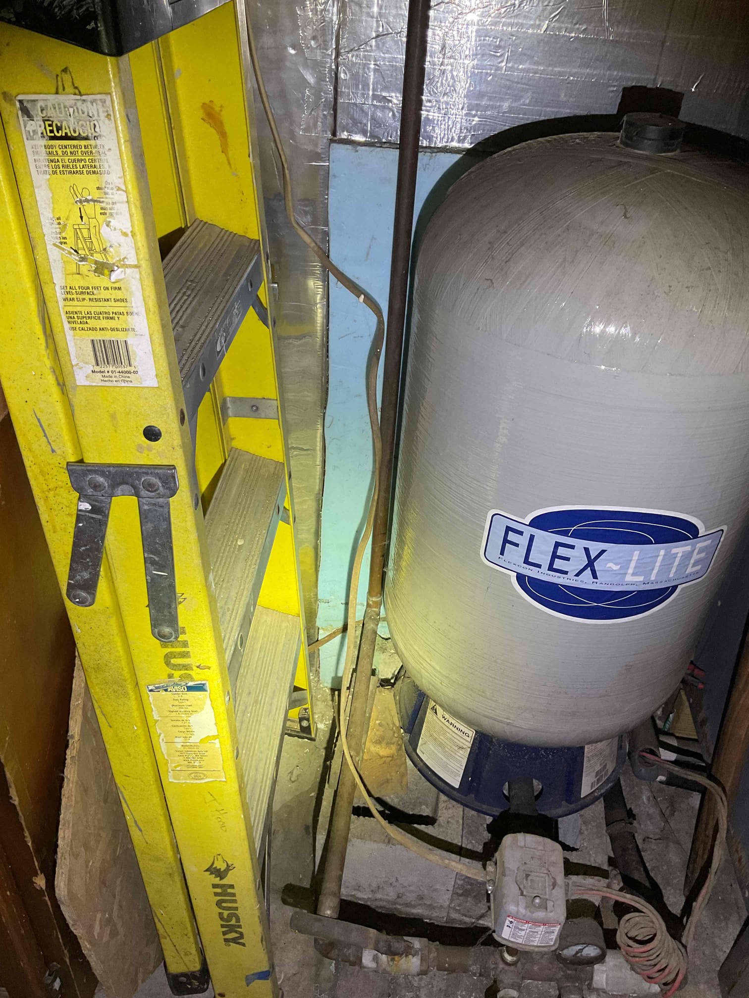 Took water sample for softener 