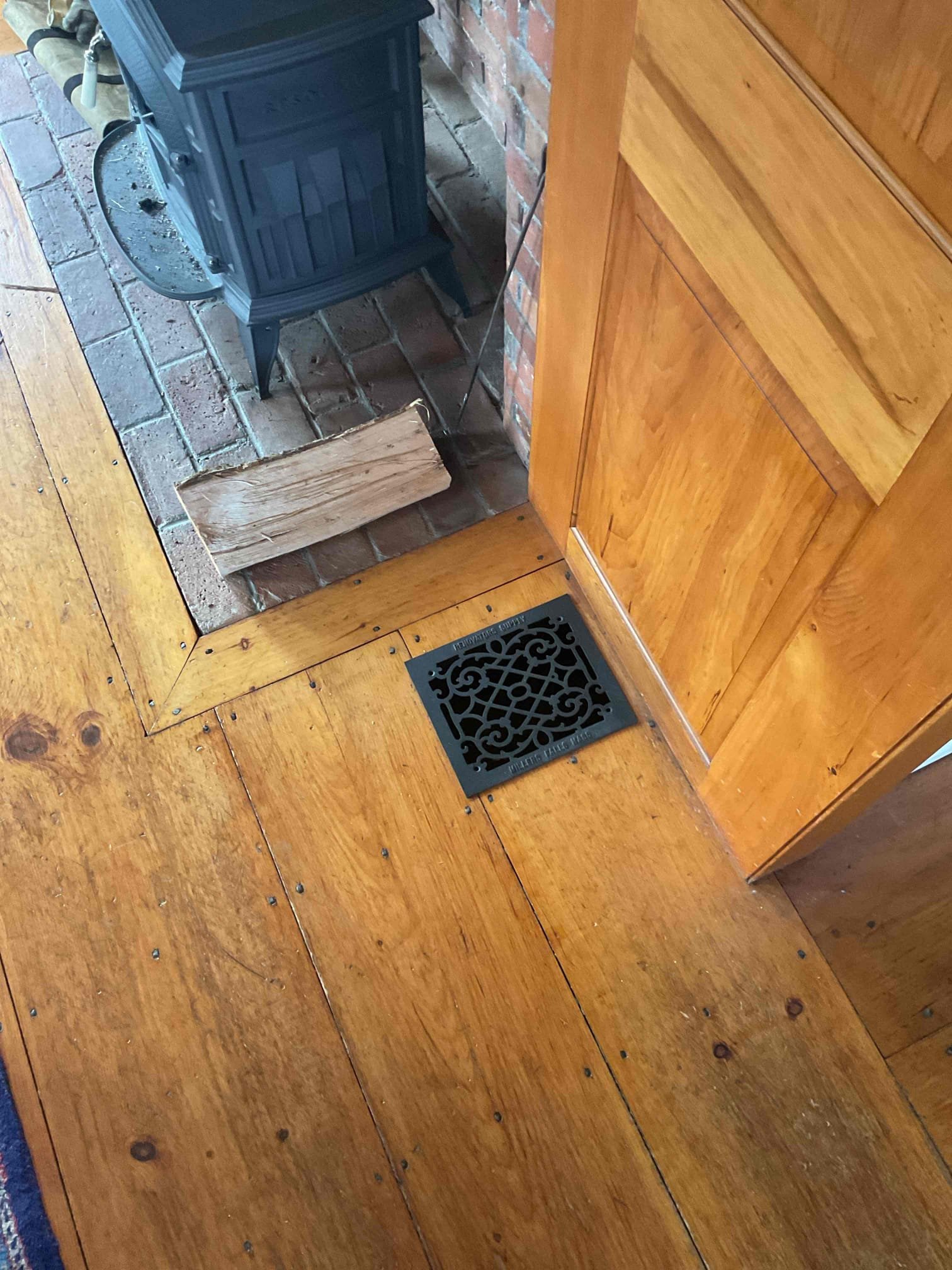 Customer reported that their newly installed oil-fired furnace was producing louder noises than the previous unit. Upon inspection in the furnace room, no unusual noises were heard. On the first floor, no noise was detected; however, a slight whistling sound was noticeable on the second floor.

When the rear furnace door was removed, the whistling noise became quieter. Inspected the return ductwork from the second floor and found it to be in need of cleaning. Advised customer to have the ducts professionally cleaned to determine if this resolves the issue.

If the noise persists after cleaning, we will consider adding a return in the basement to improve airflow balance.

All equipment is currently operating properly. No work performed at this time.
