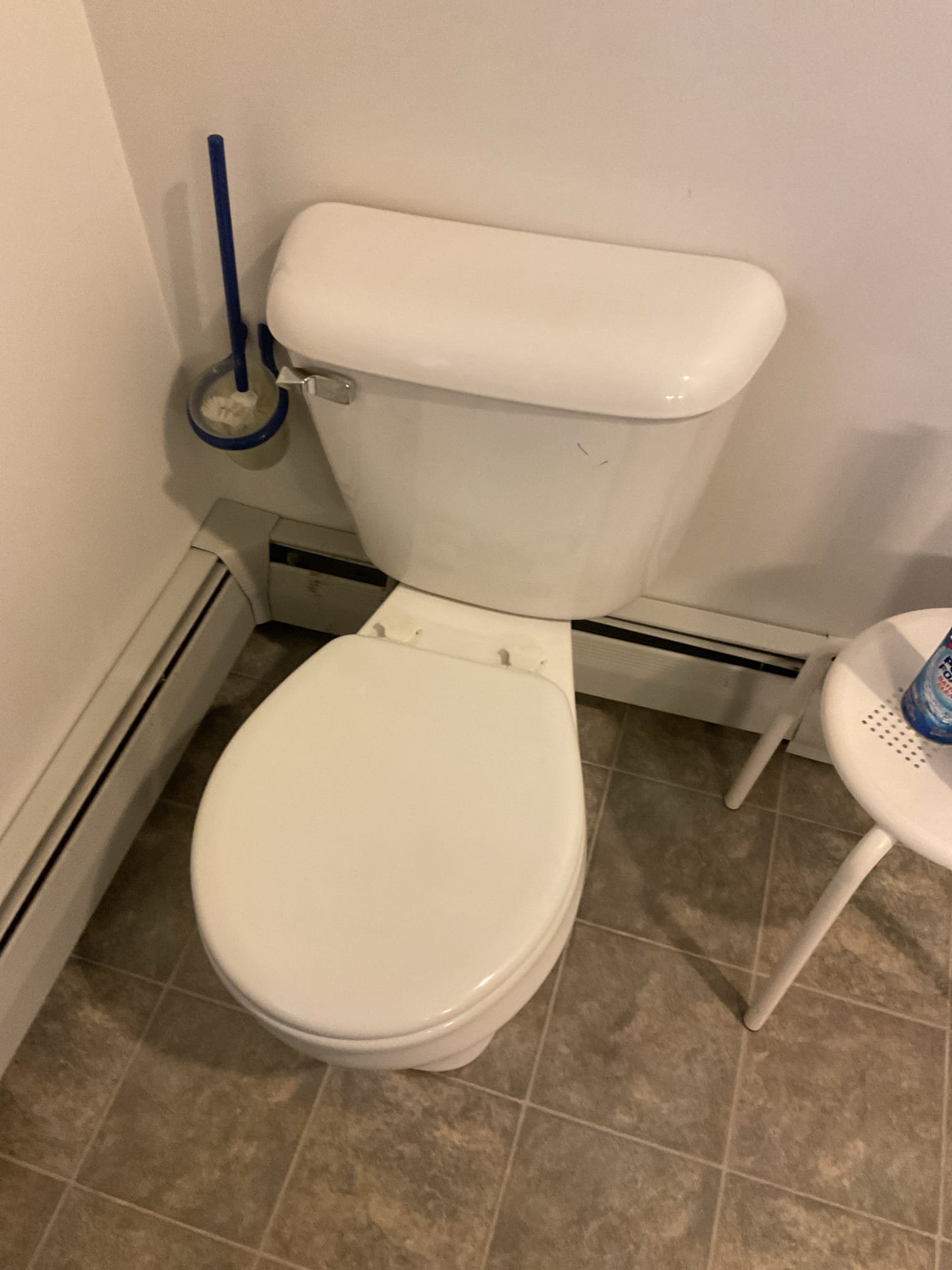 The toilet had a leak from the fill valve, indicating worn or failing components. We recommended replacing the toilet seal, fill valve, and supply line to stop the leak and ensure reliable, leak-free operation. Shut water off to toilet, vacuumed water from tank and removed existing fill valve supply line and toilet flapper. Cleaned all surfaces and installed new toilet fill valve, braided stainless supply line and toilet flapper, adjusted fill level of valve to match water fill line for tank. Flushed toilet numerous times to verify proper operation and to check for leaks with no leaks present and toilet operating properly. Applied blue dye tablet in tank to verify proper operation of flush seal with no water leaking into bowl after 20 minutes.