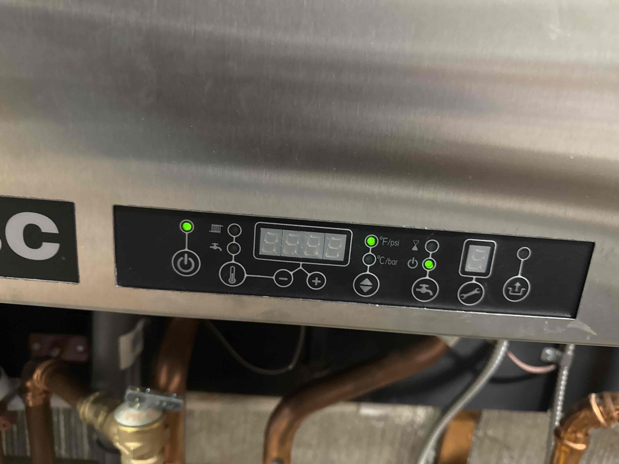 
Customer reported insufficient hot water during showers, requiring frequent adjustment of the temperature to maintain heat.

Upon inspection, verified hot water temperature at multiple fixtures:
	•	Kitchen sink: 120°F
	•	Bathroom faucet (ran for over 30 minutes): maintained 120°F
	•	Downstairs tub: 120°F

Confirmed that the boiler fired properly when the indirect water heater called for heat. Also verified that operating a heating zone simultaneously did not affect domestic hot water supply.

Noted that the indirect water heater does not have an expansion tank — installation is highly recommended.

All components of the boiler and indirect water heater are functioning properly at this time. Based on findings, the next step is to have a licensed plumber inspect and diagnose the shower mixing valve, as this is the likely source of the issue.

Customer also reported experiencing a sewer odor from the kitchen sink approximately once a month, which should be evaluated by a plumber as well.