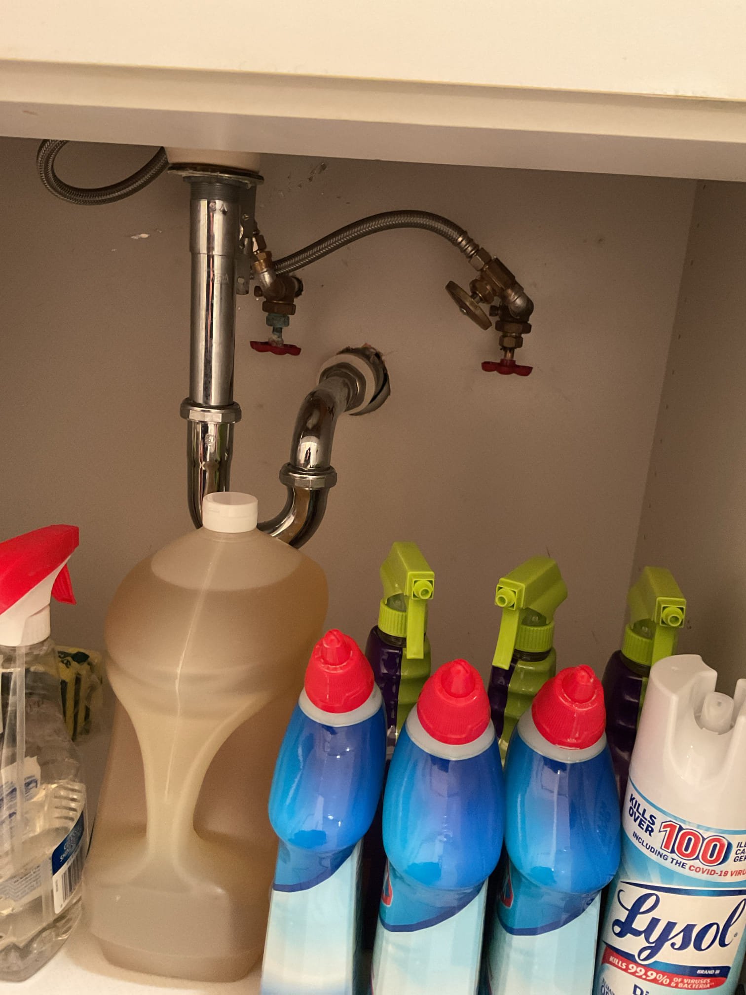 -Upon arrival tech found multiple issues throughout the system. Toilet in basement bathroom was running by. To address this tech replace flush valve. Tech replaced flapper style valve with canister style valve. Tech also replaced tank to bowl gasket. New handle is needed. Tech did not have correct one available. Return visit is necessary. 

-Tech also found that basement bathroom lavatory trap was extremely corroded and the pop up assembly was broken and stuck in the closed position. Tech removed 1-1/4” chrome traps with new tubular plastic trap to prevent future corrosion. Tech also replaced tank pop up assembly and tailpiece. 

-tech proceeded to check the utility room. Tech found that the constant pressure pressure tank was water logged and softener had not been serviced for a long time. Tech removed and replaced. 2 gallon pressure tank, removed and replaced injector and screen in softener, adjusted settings, adjusted time, and replaced 4x10 sediment filter with customer supplied se