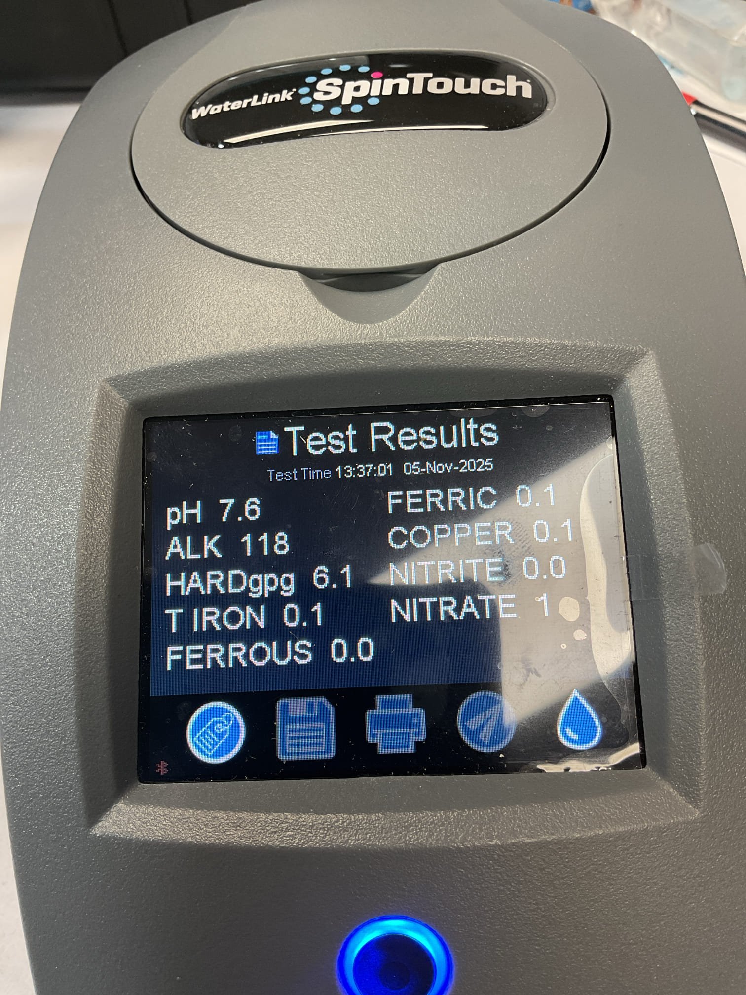 The shower, which had been dripping for approximately six months since installation, was inspected and serviced. At the customer’s request, we replaced the customer-supplied shower cartridge. A water test was conducted, and the results will be provided via email along with estimates for the water filtration system and well pump. Upon completion, the shower was tested, and all operations are functioning properly with no leaks present.