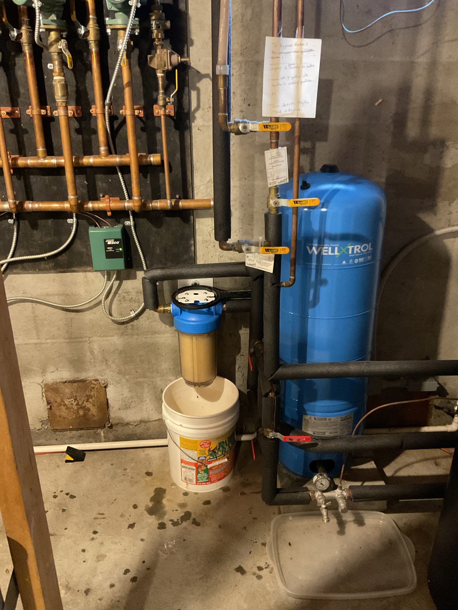 Removed and disposed of 4x10 sediment filter. Cleaned and lubricated o ring and filter housing. Installed new 4x10 sediment filter. Turned water back on to housing. There are no leaks present at time of service. 