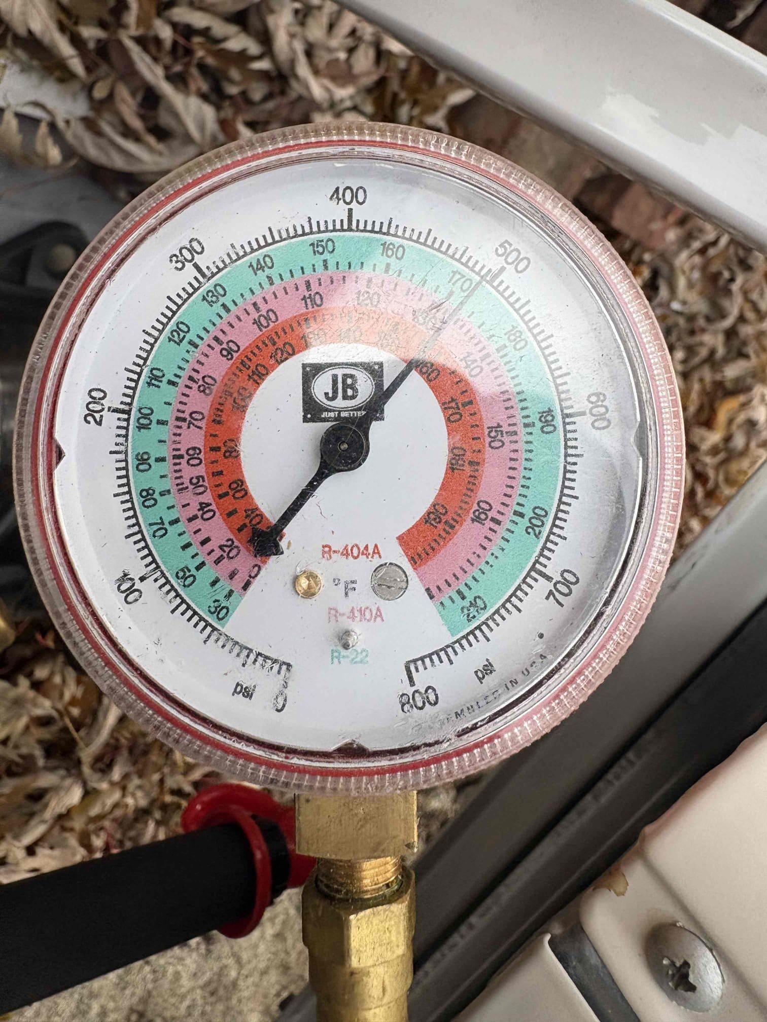 Installed a Mitsubishi single-zone Hyper Heat pump mini split system. After installation, I pressure tested the system with nitrogen at 500 psi and verified there were no leaks. The system was then evacuated to below 300 microns, and a rise test confirmed it maintained vacuum. Once testing was complete, I released the refrigerant charge and placed the system into operation. I tested the indoor unit in heat mode and confirmed proper operation. The system is running properly at this time.