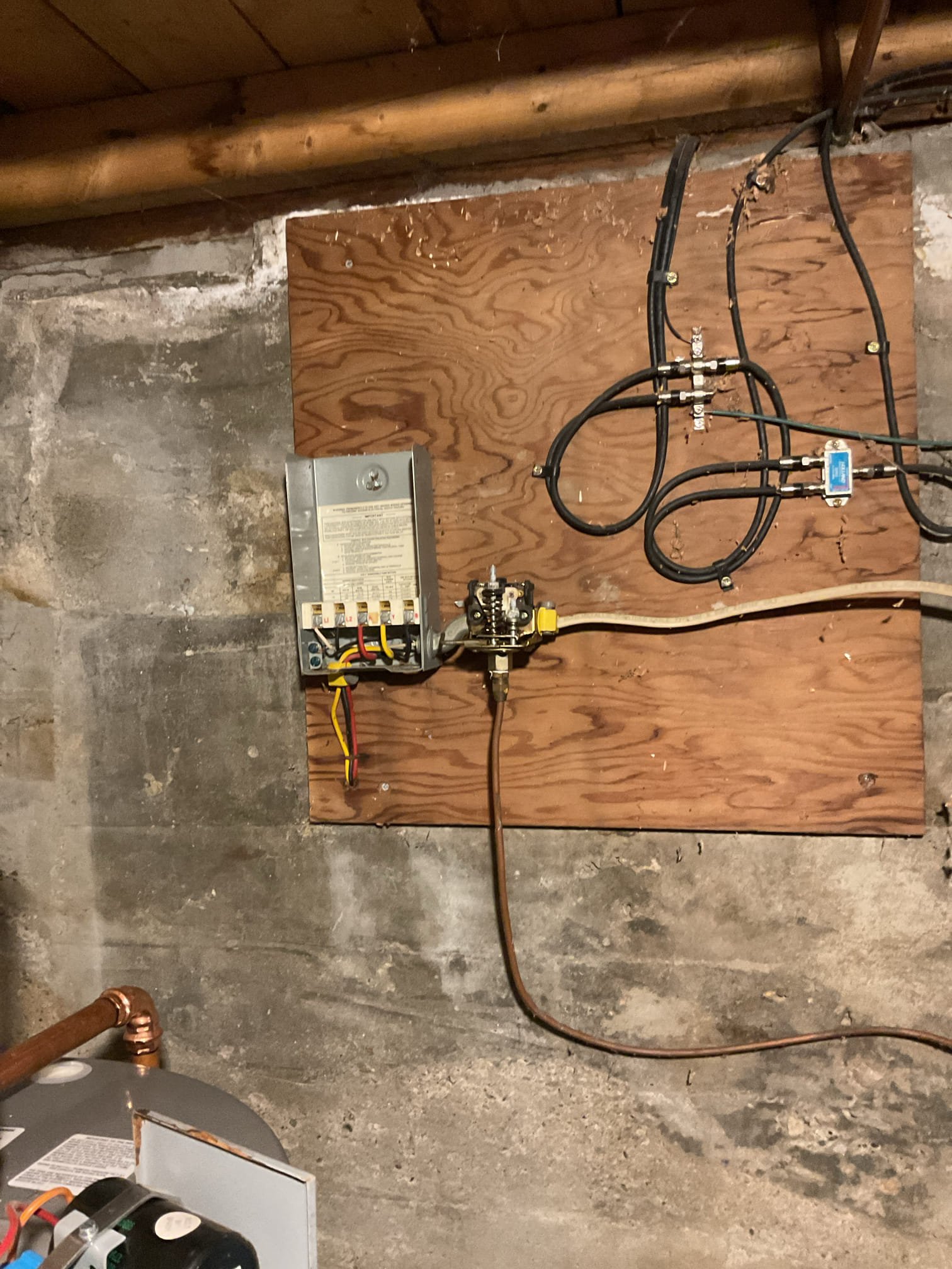 Service Summary:
Arrived on site due to a report of no water. The technician spoke with the property owner by phone and proceeded with a well system diagnostic to determine the cause. During testing, continuity checks were performed from the control box to the well pump wiring. Results showed no continuity on the red wire, indicating a likely break in that line between the control box and the well pump.

We proceeded to the well location to further test and pinpoint the break. Upon removing the well cover, it was determined that the wiring was not easily accessible and that we were not properly equipped to continue diagnostics at that time. The property owner was contacted, and we recommended Wragg Brothers for further evaluation and repair, as they are better equipped for this type of work.

While in the basement, we also observed that a new water heater had been recently installed; however, a mixing valve was not present. Per state requirements under the International Plumbing Code (