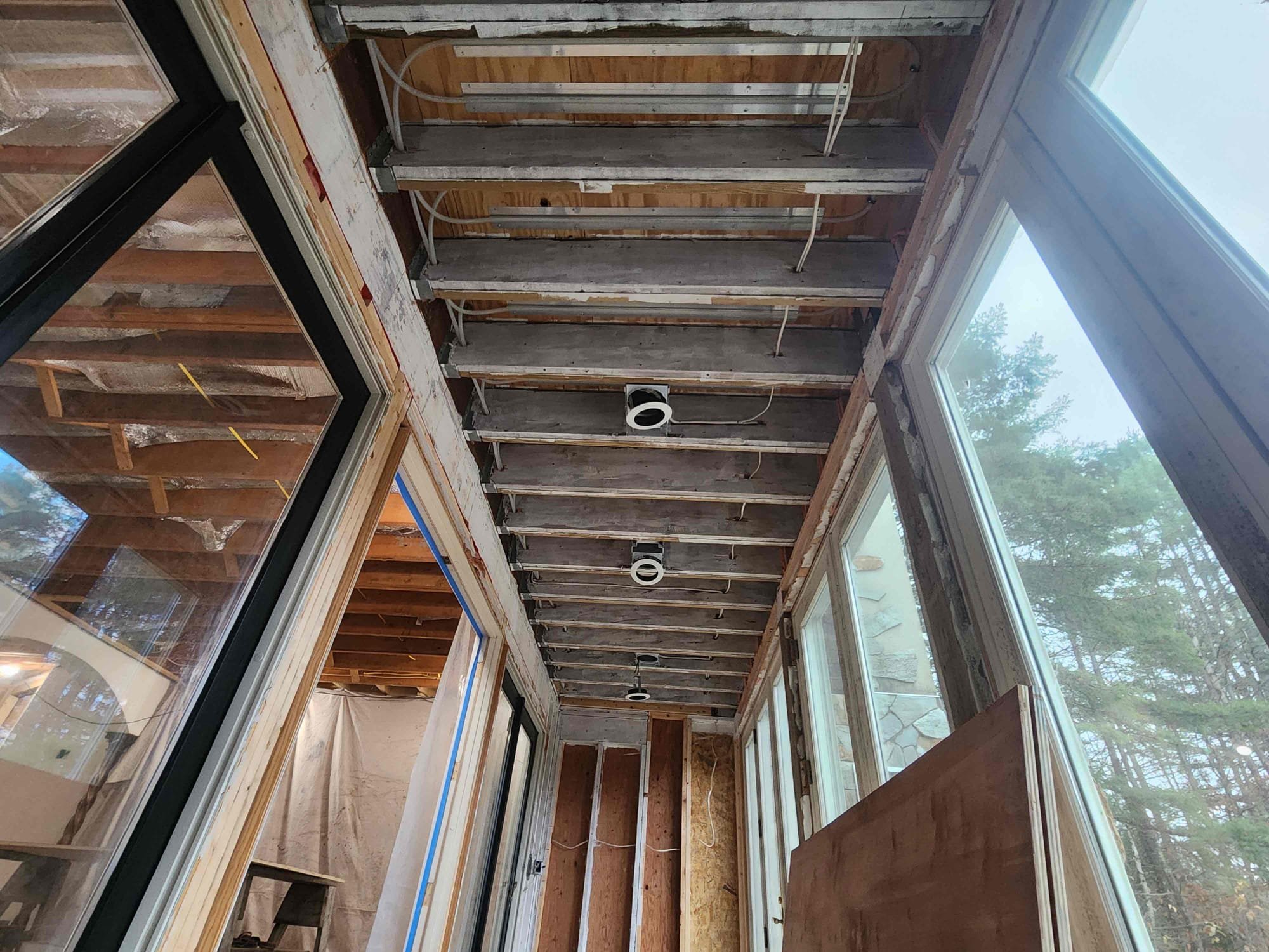 The front room was not connected to the home’s radiant heating system, resulting in uneven warmth. We will extended the radiant manifold and piping into the front room to improve comfort and ensure consistent heating throughout the space. Added 1 250 feet loop and one 100 foot loop. Set radiant temp to 110. Purged new piping out and confirmed proper operation.