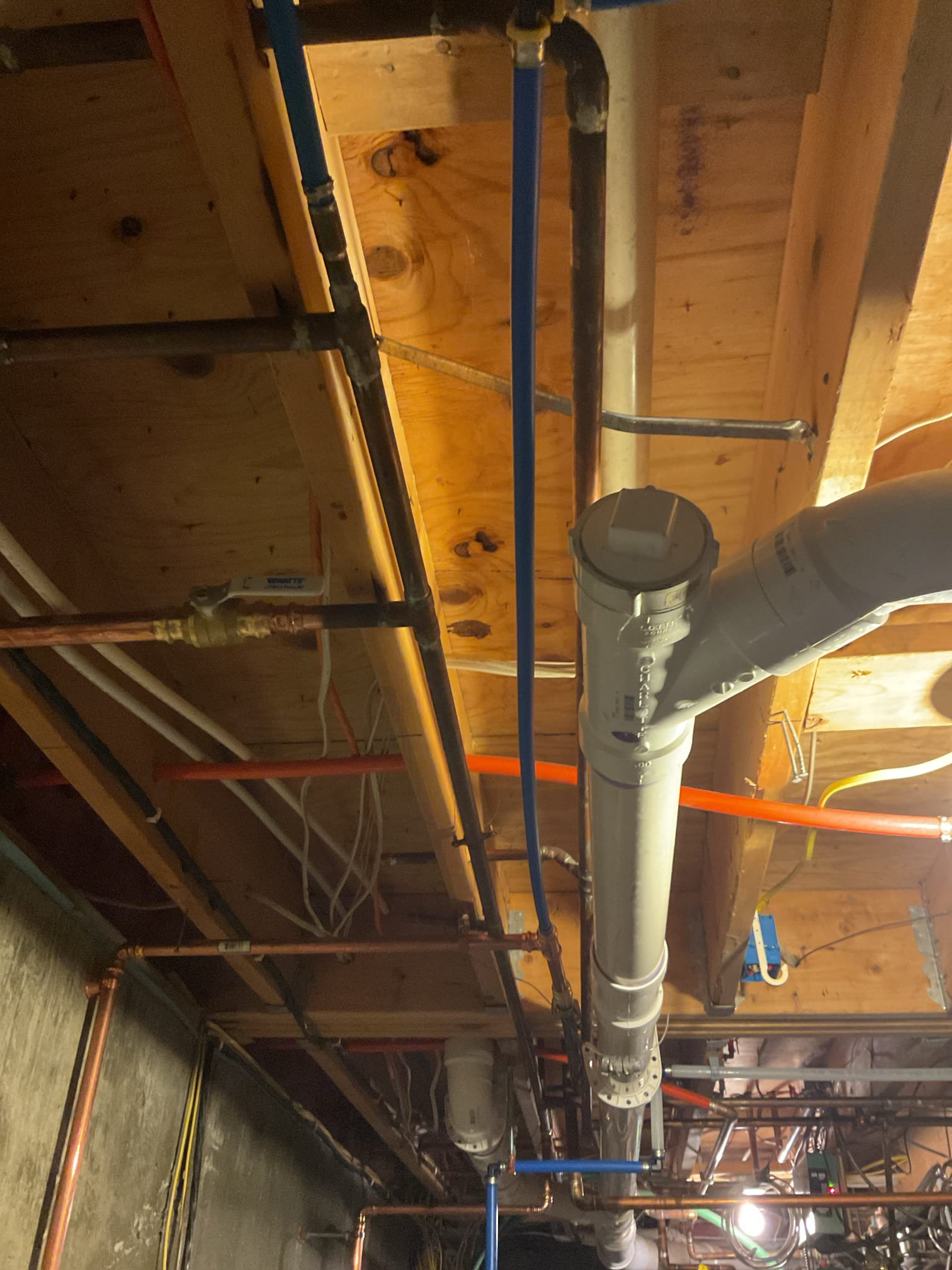 Well System Upgrade Summary:
-Following an inspection of the existing well system, it was determined that the current piping is outdated and lacks adequate filtration. To address these issues, we have completed significant system upgrades to improve water quality, reliability, and pressure throughout the home.

Scope of Work:

Well Pump and Pressure Tank:
-Attempted to reuse and repipe the existing jet pump mounted on the 32-gallon well pressure tank.
-Relocated the 32-gallon pressure tank to the location of the previous 20-gallon tank.
-Replaced the piping from the existing well shutoff using new 1” copper, properly secured to the wall.
-Installed a new tank tee assembly with boiler drain, pressure relief valve, and pressure gauge.
-Routed piping to accommodate the new sediment filter and installed shutoff valves.
-After multiple attempts to prime the system, the existing pump was found to have failed internally (motor and impeller).
-Installed a new Goulds ½ HP well pump connected to