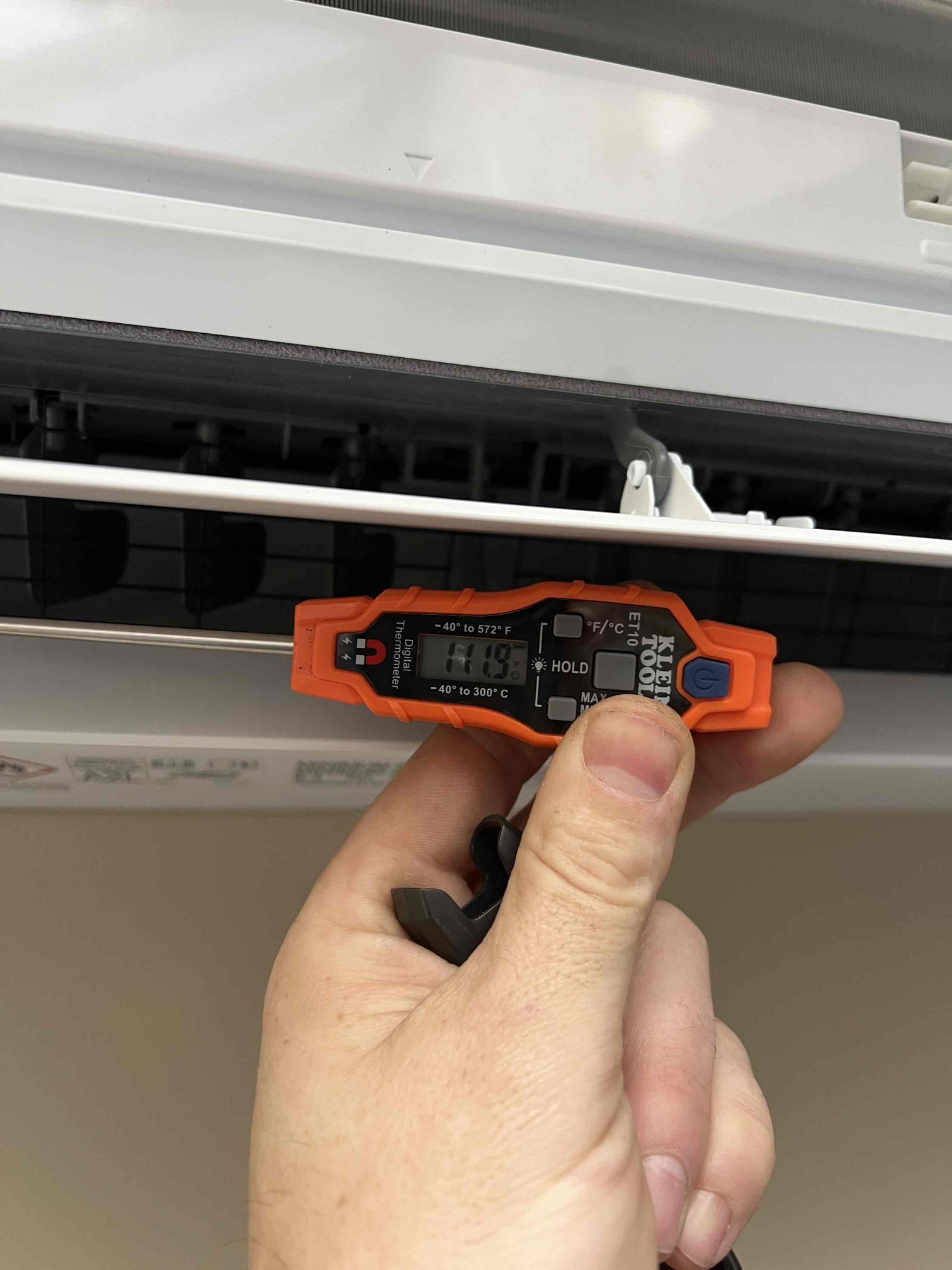 Arrived onsite to investigate a noise coming from the mini-split head in the living room. I reviewed a video of the sound but wasn’t able to reproduce it while onsite. I checked the refrigerant pressures and temperatures, and everything was within spec. The noise they heard was likely refrigerant flowing through the system. 

The three heads upstairs weren’t turning on. I checked the refrigerant pressures and they were within spec. I reset the outdoor unit, and the indoor units came back on. I also checked the temperatures, which were within spec. Verified operation, and the system is working properly at this time. This work is covered under Jerm’s warranty.