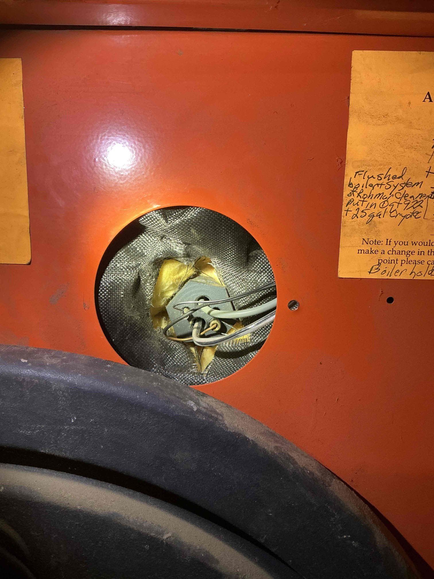 Looked at replacing failed oil boiler