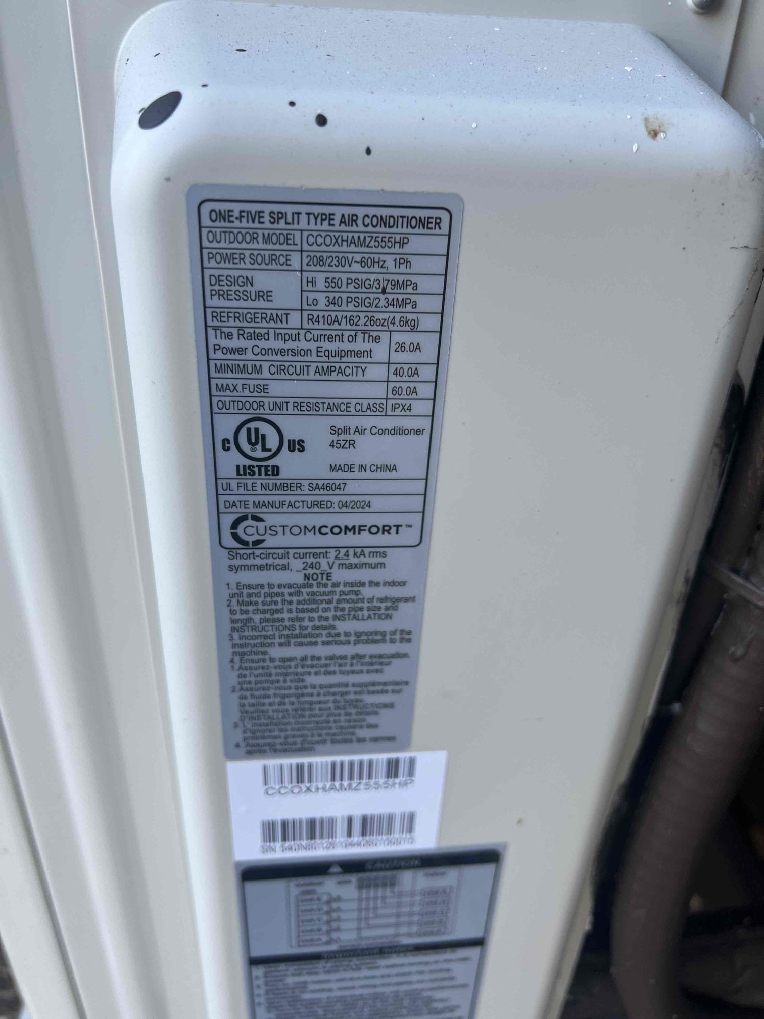 Arrived on site to diagnose insufficient heat on a mini-split system with one outdoor unit and three indoor units. Two of the indoor units are floor units located within two feet of each other. One unit was reading a temperature more than 10 degrees higher than the other and has not been turning on through the phone app.

I presented the option to diagnose the temperature sensor on the indoor unit, but the customer opted to try using the remote as the temperature sensor instead. I advised them to monitor the system and let us know if this solution does not work for them.