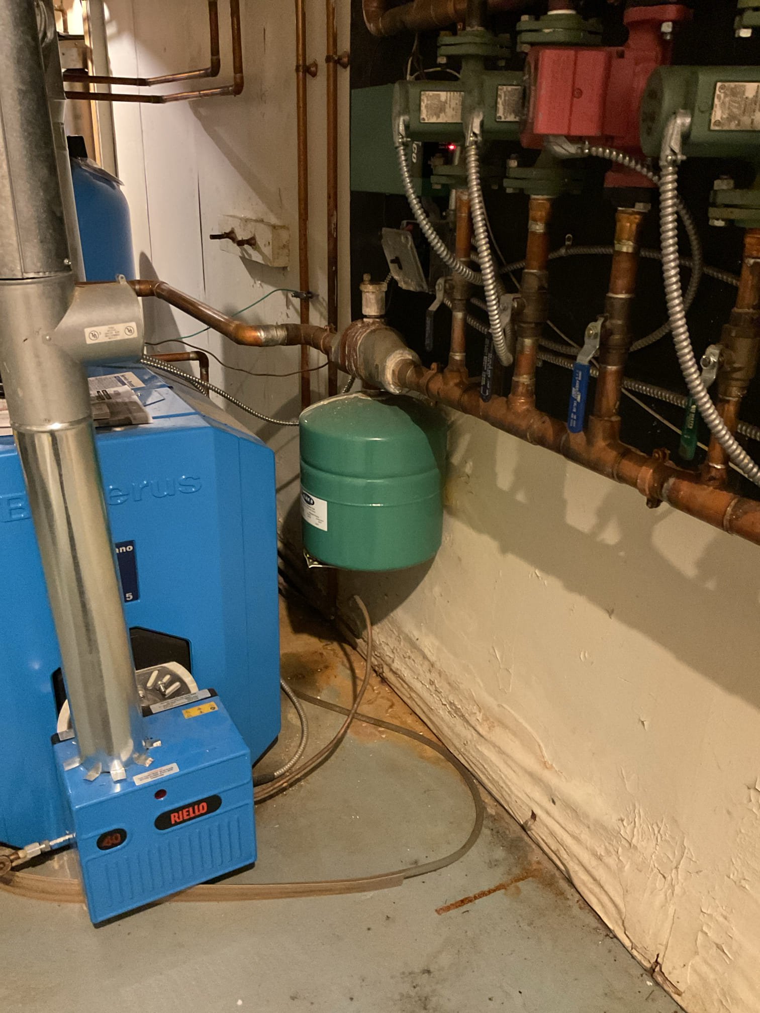 I was called to a home to address a variety of issues, including loud circulators, insufficient heating, and lack of hot water. Upon arrival, I found that the water feeder had been previously replaced by a 3rd party, but had not been turned back on, resulting in air in the system. This caused lack of water movement, loud noises, and banging pipes. I turned the feeder back on, purged air, and everything seems to be functioning properly at this time.