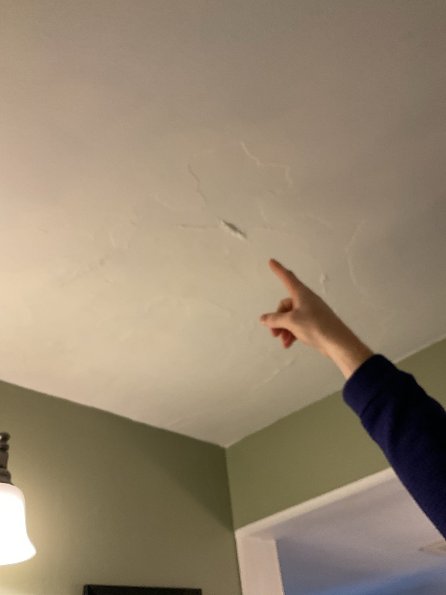 I was hired to cut a hole in the ceiling of a home to evaluate a leak coming from the upstairs bathroom. After cutting the hole, we discovered that the drainage system needed to be replaced. I will return to the home to give a quote on the repipe.