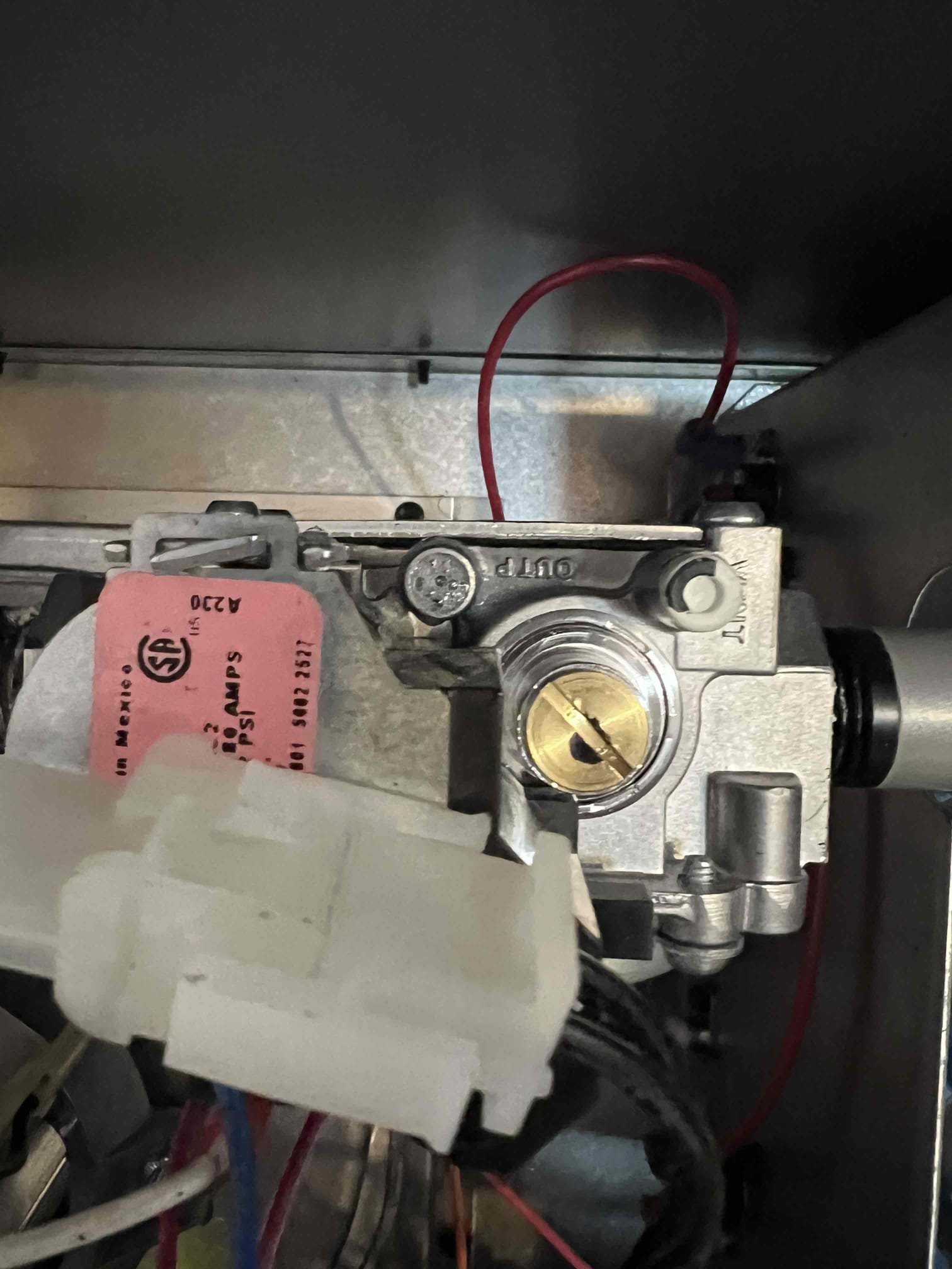 Arrived onsite and removed the existing 5/8” copper gas line from the regulator. Installed a new 3/4” black iron manifold and ran a 1/2” copper gas line to the Modine heater. Leak checked at 8.5 in/wc for 3 minutes, no leaks present. Installed a thimble on the interior wall. We did not have the vent adapter on hand, so we will need to return to complete the installation. We will call to schedule the follow-up visit.

12/3/25 installed thimble in exterior wall and vent. Checked c.o. levels, no leaks present. Adjusted manifold pressure to 10 in/wc and verified operation, system is working properly at this time.