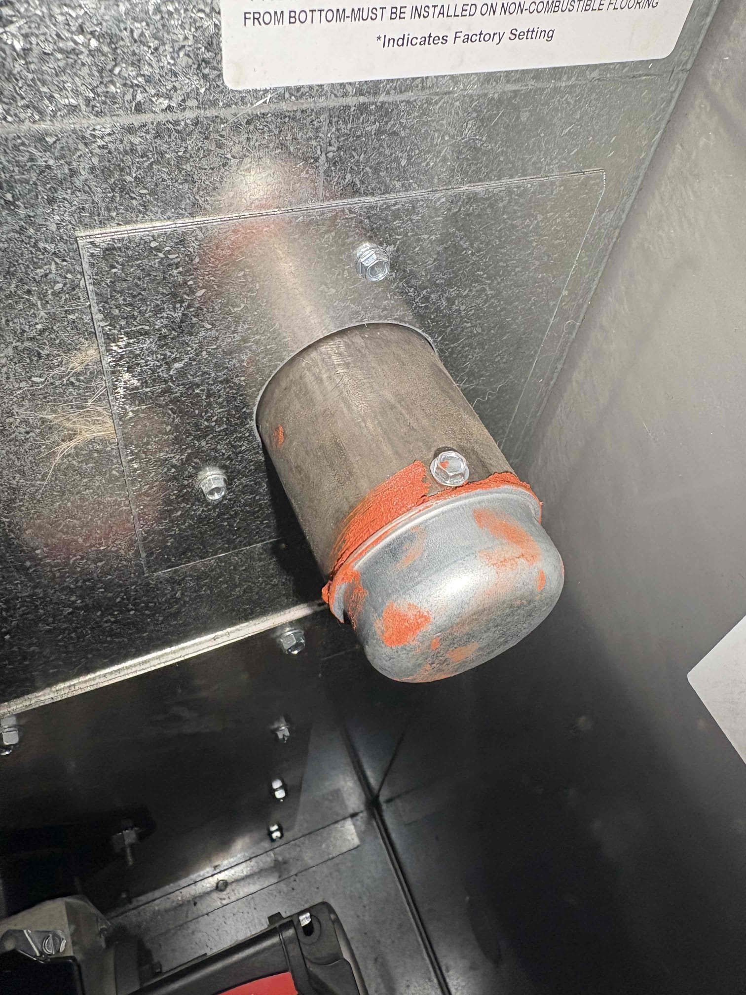 Performed annual maintenance on the Ruud oil furnace. Replaced the nozzle, oil filter, and pump strainer. Brushed and vacuumed the heat exchanger and flue pipe. Tested and verified proper operation of all system safeties and burner components. Inspected, tested, and cleaned the blower motor. Completed combustion, smoke, and draft tests.

Tom noted a discrepancy between the thermostat reading and the actual room temperature. Upon inspection, the thermostat was found to be located directly above an air-purifying unit. For accurate temperature sensing and proper system communication, I recommend relocating the air purifier to prevent interference with the thermostat.

System is operating properly at this time.
