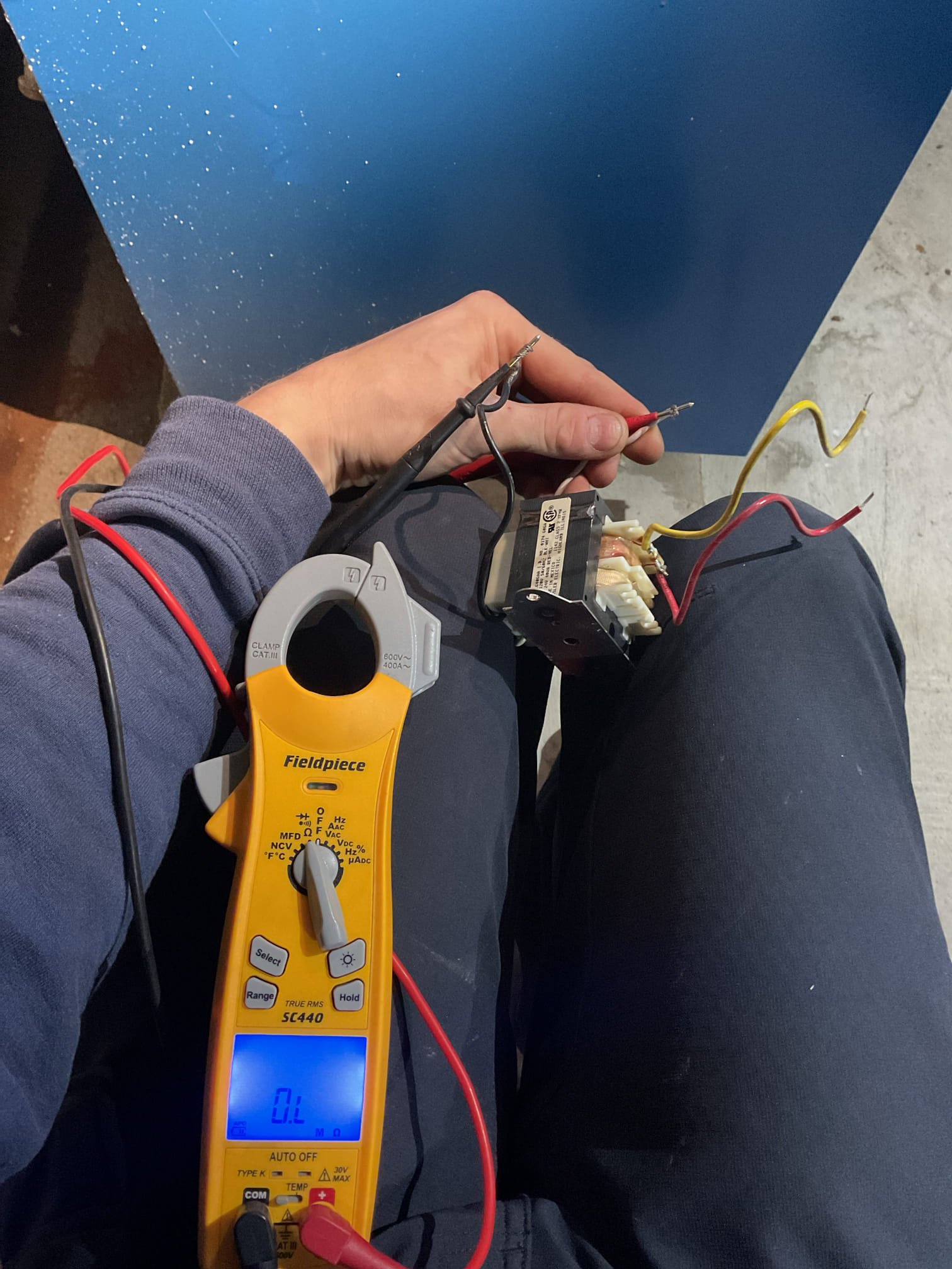 Arrived on site to diagnose no heat on propane boiler. After our initial inspection we saw that Kieth had left a note saying the transformer was not outputting the correct voltage. Tested the transformer ourselves and found it in fact had failed. Neither of the homeowners were home so we called to get approval to swap the transformer. Left a message and in the meantime we installed the transformer to see if that fixed the problem. As soon as power was restored, the new transformer blew and is no longer good. Due to this, we believe there is a short somewhere that caused both transformers to fail. Without approval we cannot continue and we waited an extended period of time before we had to leave. 

11/21/25 - Arrived on site to continue diagnosing the issue with the transformers. Today we spent about 4 hours trying to track down a suspected short in the wiring. We believe we narrowed it down to the aquastat but that model is discontinued and we need to rework the wiring of the boiler. W