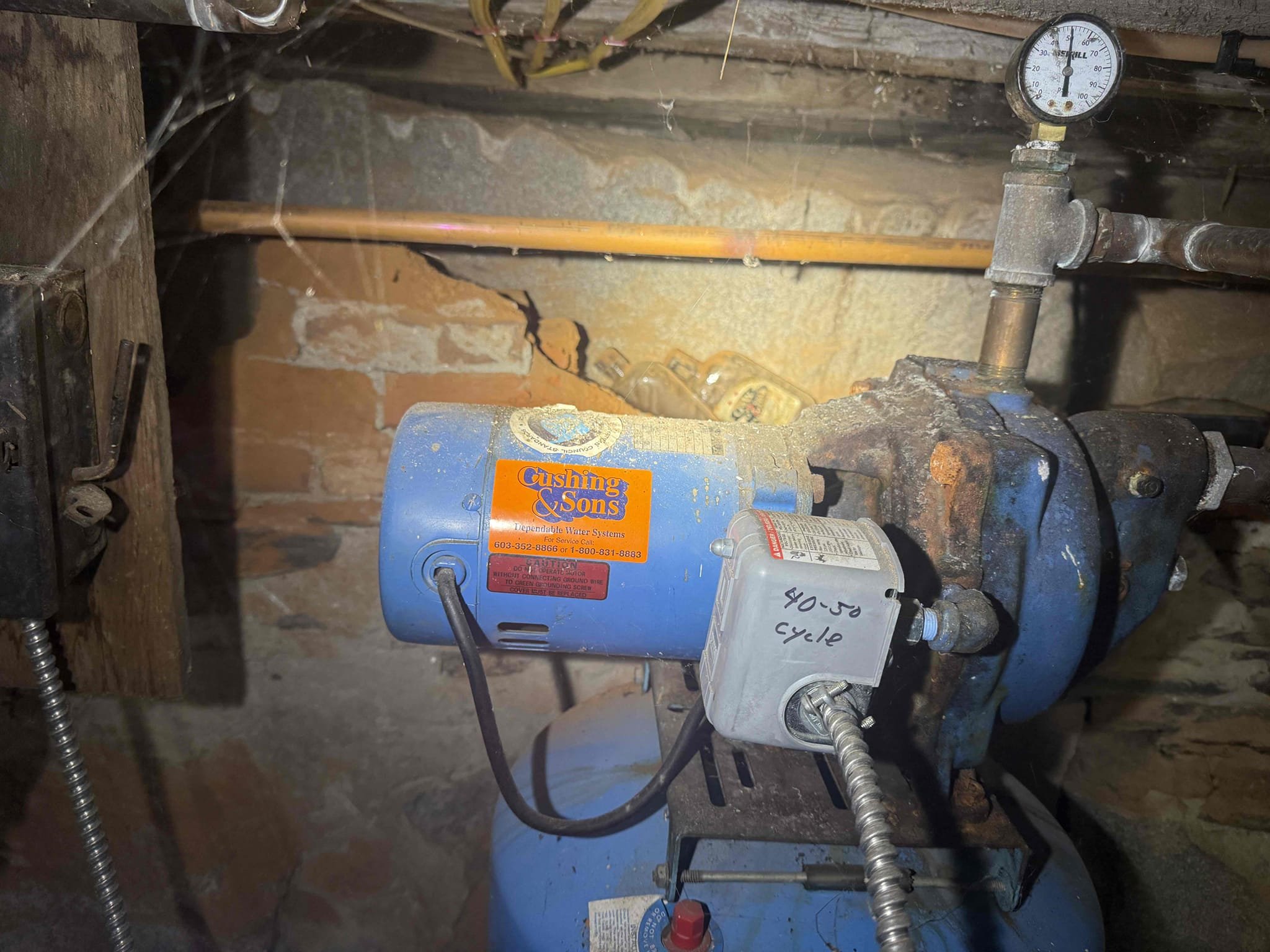 Customer reported no heat in the primary room of the home. Upon inspection, I found the thermostat batteries were depleted. Customer provided new batteries, and once installed, the thermostat resumed normal operation.

Further diagnostic revealed that the baseboard heating loop was not circulating properly due to frozen piping. Using a heat gun and a propane heater in the basement, I successfully thawed the affected pipes and restored water flow to the zone. Heating was verified, and the zone is now operating correctly.

All remaining heating zones were tested and confirmed to be functioning as intended. I will be emailing the customer an estimate for recommended system improvements.

Additionally, the customer noted excessive noise coming from a pump located in the basement. A plumber is recommended to evaluate and address the issue.
