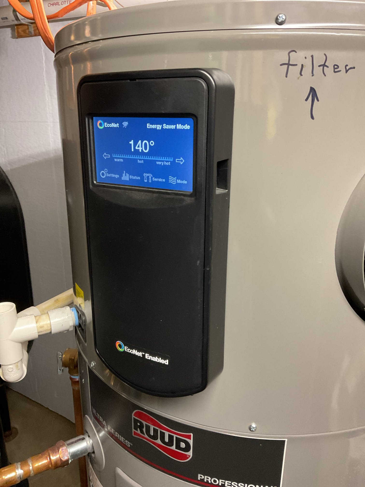 We found mildew buildup on the evaporator coil inside the heat pump water heater, caused by a lack of routine cleaning. We recommended a full coil cleaning to restore proper operation and improve system efficiency and air quality.
	•	Disconnected power to the hybrid water heater at both the breaker and the external disconnect, then removed the top cover of the unit.
	•	Applied coil cleaner to the evaporator coil to break down mildew buildup, then scrubbed remaining deposits with a brush for a deeper clean.
	•	Rinsed the coil with warm water to remove all residue and placed a drain pan tablet to help reduce future mildew growth.
	•	Tested the condensate drain line and confirmed proper flow with no blockages.
	•	Reinstalled the top cover and restored power to the unit.

After restarting, the unit displayed an error code indicating a clogged condensate line. I explained to the homeowner that this occurred because the drain pan sensor was temporarily activated by water used during cleaning