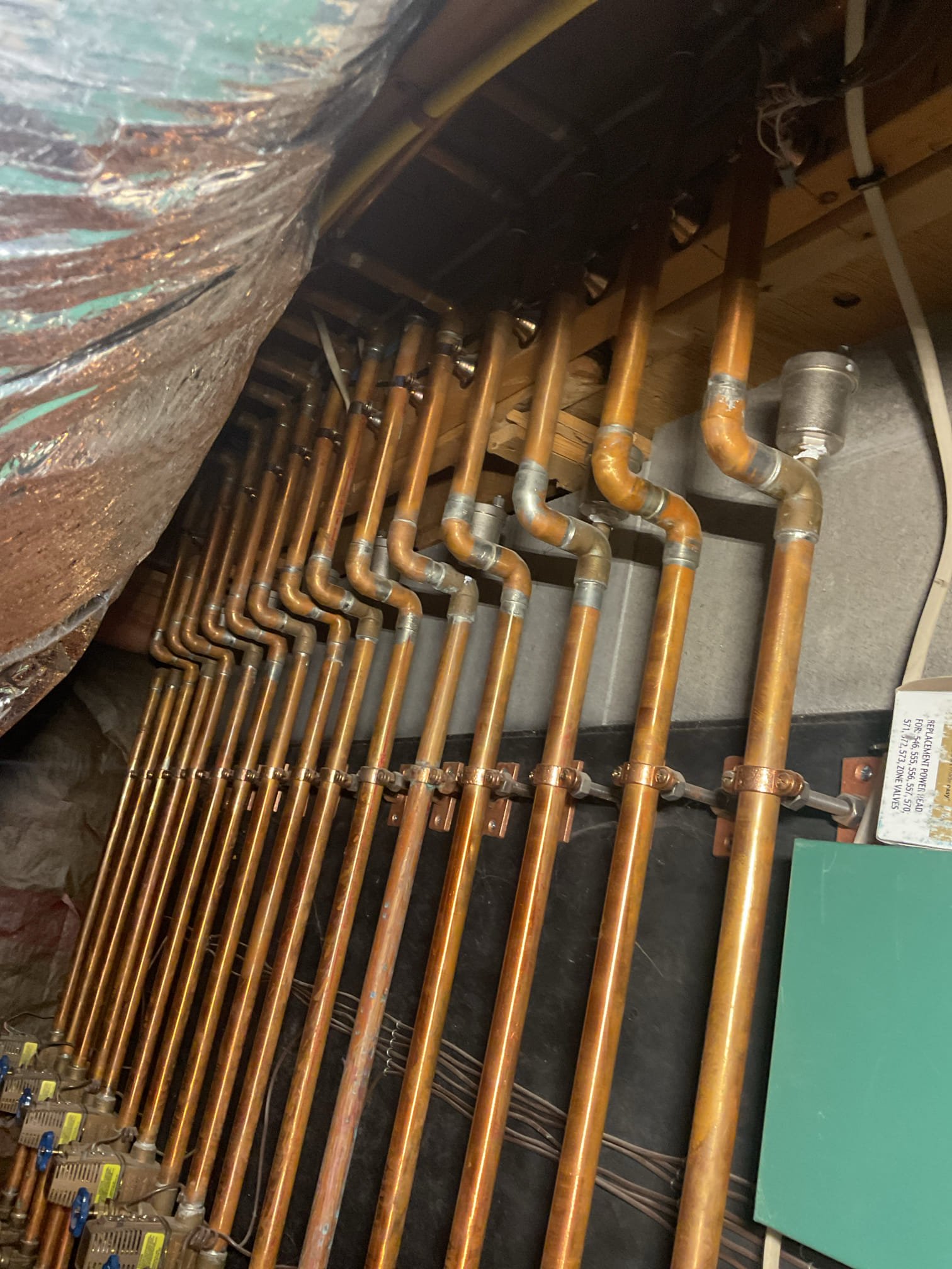 Customer reported that the living room/dining room area would not heat beyond a certain temperature. Upon inspection, the heating loop was found to have little to no circulation and appeared to be air-bound. With customer approval, the affected zone was purged to restore circulation.

During service, it was determined that the system’s air elimination devices were not functioning properly and are in need of replacement. While a significant amount of air was removed, some air remains in the system due to the failed air elimination components.

An estimate will be emailed to the customer to replace the automatic air vents on each zone and the Spirovent Jr. air separator head. Additionally, the Logamatic control was found to be locked in manual mode, limiting the boiler temperature to 140°F. This issue will also be addressed during the return visit when the air elimination devices are replaced. 

Replaced the Spirovent Jr. air separator head on the boiler. Replaced non-functional and heav