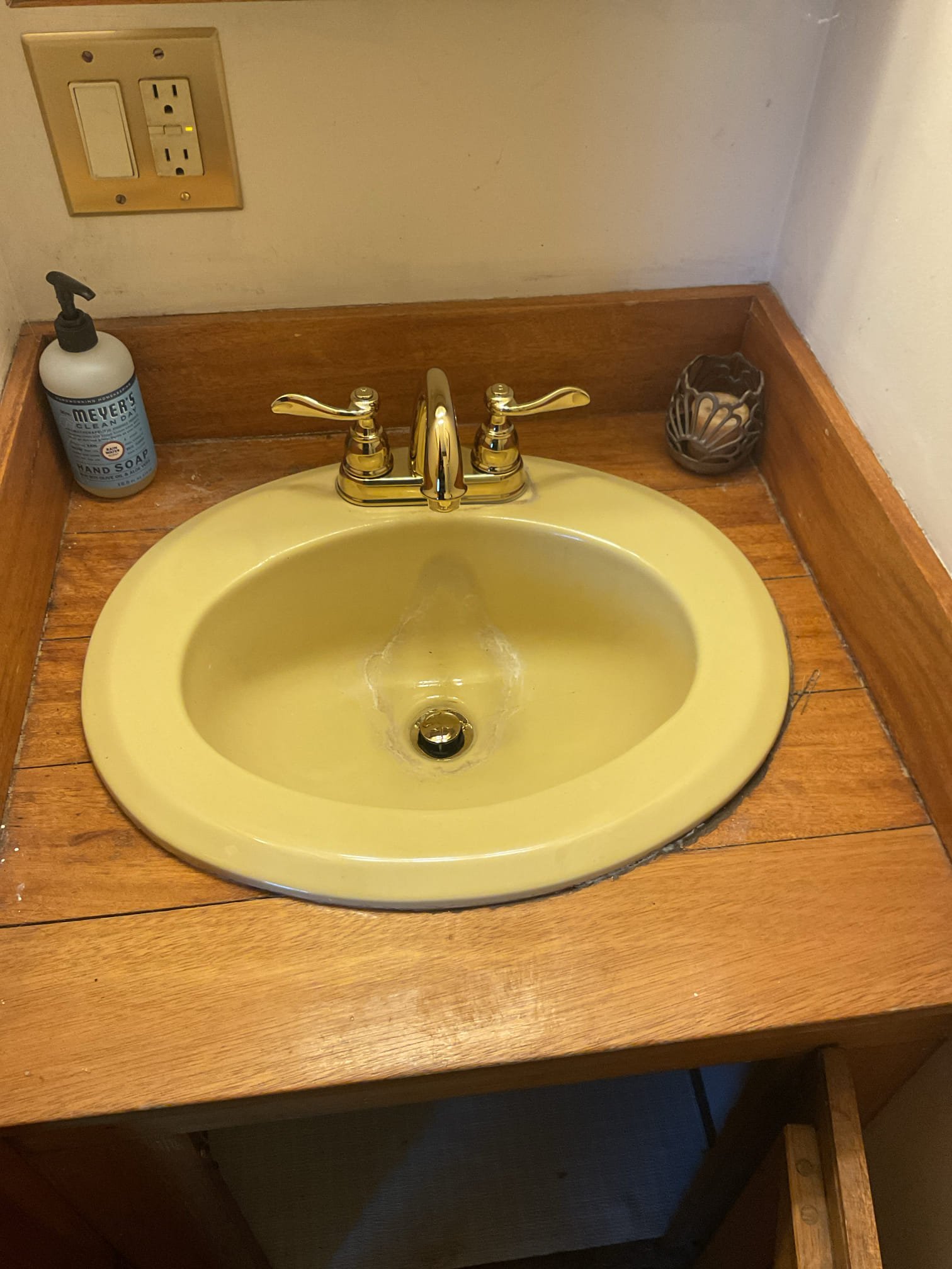 Upon arrival customer had a dripping faucet, running toilet, and a fridge supply line that needed to be replaced. 

Tech adjuster fill valve to stop running

I then removed the old copper supply line, increased the size of the hole, and ran a new braided supply line. Everything is holding well with no leaks present. 

Return visit needed to replace the faucet.

Upon return visit customer had a faucet ready to be installed. I removed the pop up assembly on the drain and cleaned out the overflow. I then pulled out the sink since it was no sealed to the countertop. I removed the faucet and installed the customer supplied two handle delta faucet. I replaced the chrome supply lines with two breaded supply lines. I yesterday the faucet and there are no leaks present. 

Over the course of the service two issues came up. The trap was corroded and leaking and the shutoff for the cold water was completely seized up. Customer would like estimates sent for these along with the install of a lav sin