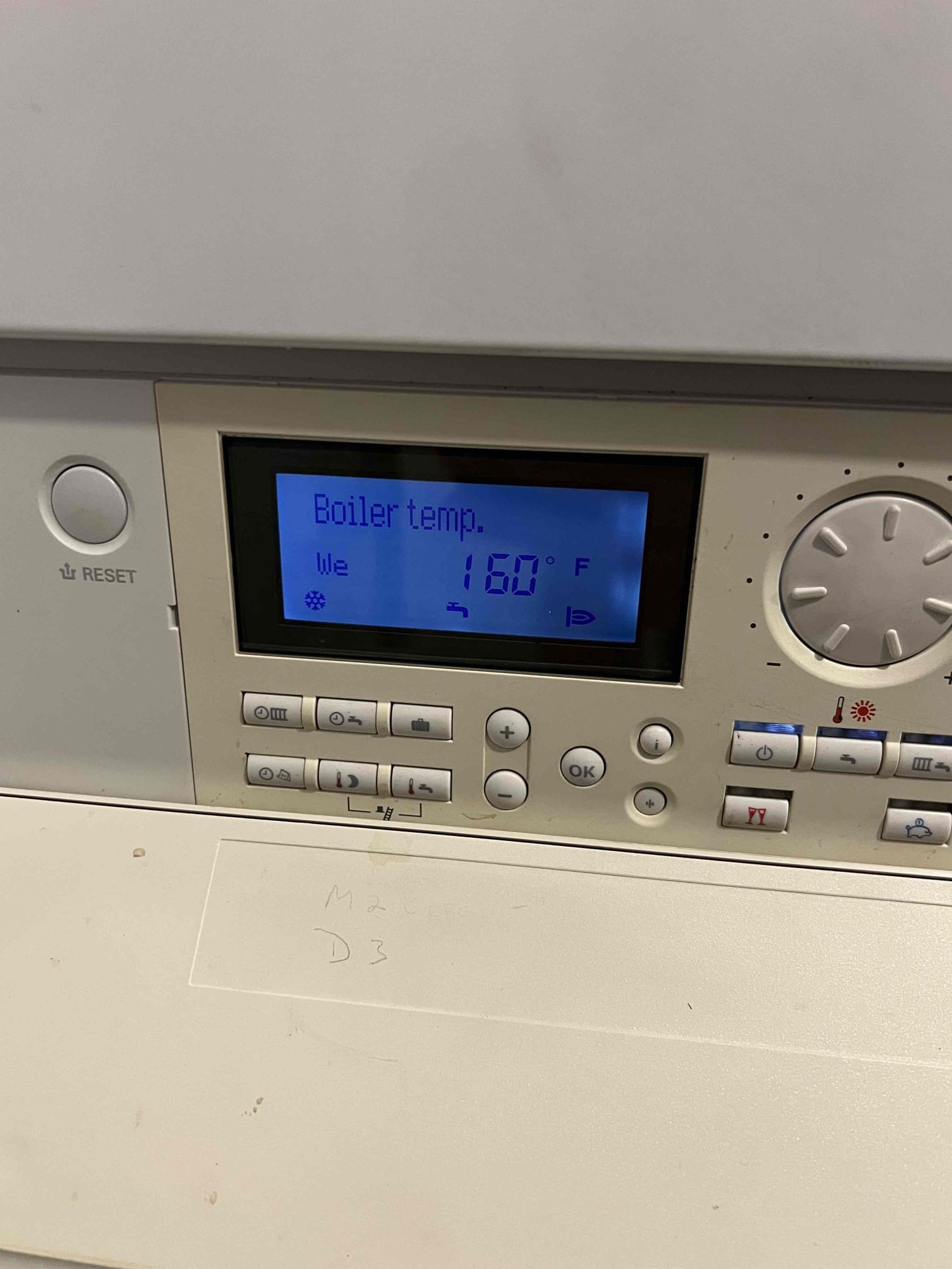 Arrived on site to investigate a no-heat issue on a Viessmann propane boiler. The boiler was displaying error code E8, indicating that the ionization current was outside the permissible range. According to the manufacturer’s manual, this error points to the ionization electrode.

I performed an annual tune-up last month and replaced the inducer fan last Friday. During the tune-up, the ionization electrode was cleaned and appeared to be in good condition. While troubleshooting, I inspected the wiring and found the connection to the ionization electrode was loose. I tightened the connection and reset the boiler three times. The system is operating properly at this time.

If this issue reoccurs, I recommend replacing the ionization electrode and wire.

Due to the fact that I disconnected the ionization electrode twice in the last month, this visit is covered under Jerm’s warranty.