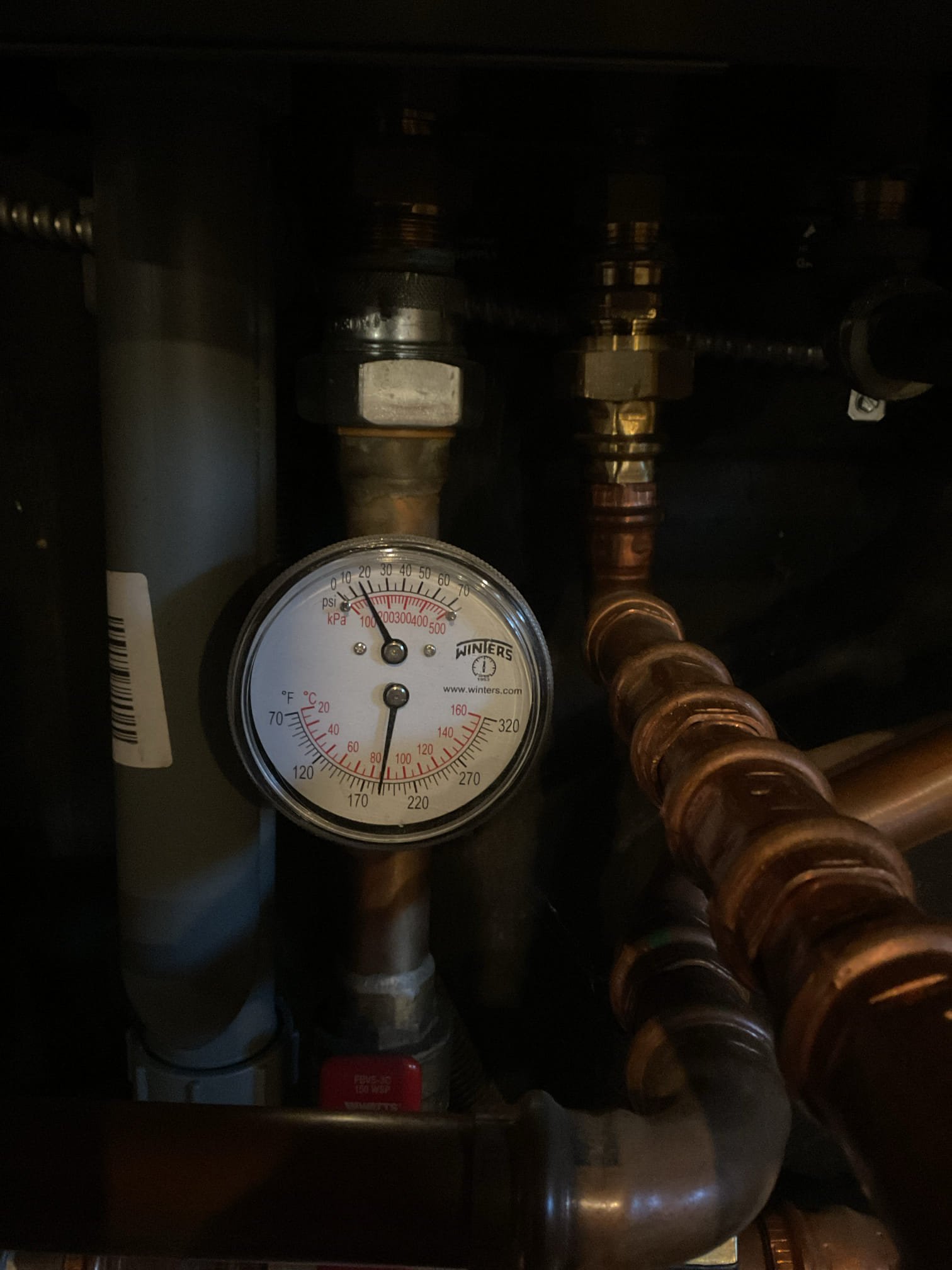 Arrived on site to diagnose humming sound coming from boiler. After our initial inspection, the boiler was not making the sound and hadn’t been for a day or two. Customer mentioned it only occurred during the really cold days we had recently. We tested the condensate pump and had Austin listen to the noise and he said it could have probably been that. There was some water on the floor as well but no sign as to where it came from. There were no drip marks or corrosion on the piping or boiler. Pump could have gotten stuck and overflowed. Asked Austin to take a video of the boiler if the noise happens again.

If it does happen again when it’s very cold we have a suspicion that the condensate line is freezing outside but as of right now the system is operating properly with no odd sounds.