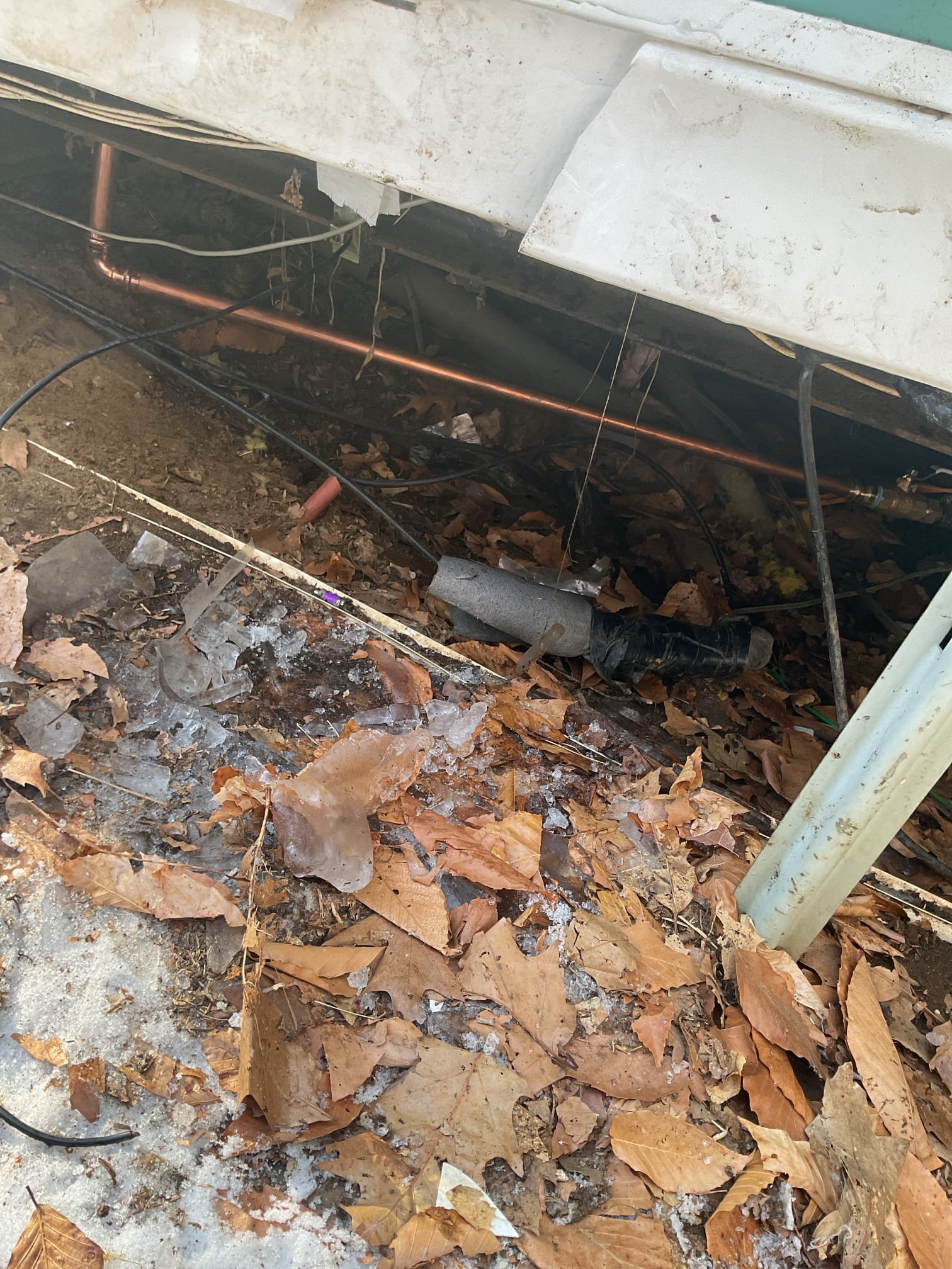 For this job, we shut off the water supply at the curb stop to safely isolate the system and perform the repair. We removed the damaged section of copper piping and replaced it with new, properly sized copper pipe. Due to the age and condition of the existing shut-off valve, which was no longer operable, we installed a new 3/4” shut-off valve to ensure reliable control of the water supply. All new piping and fittings were installed in accordance with current plumbing standards. Upon completion, the water supply was restored, the system was fully pressurized, and all connections were thoroughly tested to confirm proper operation and verify there were no leaks.