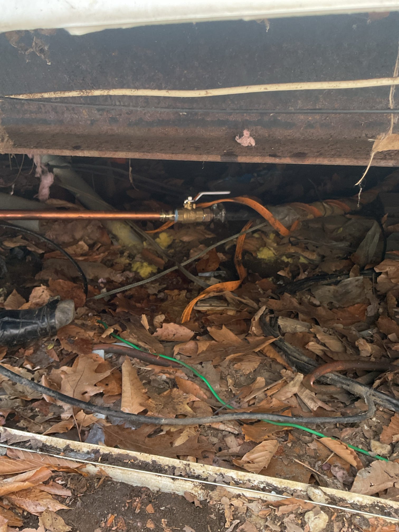 For this job, we shut off the water supply at the curb stop to safely isolate the system and perform the repair. We removed the damaged section of copper piping and replaced it with new, properly sized copper pipe. Due to the age and condition of the existing shut-off valve, which was no longer operable, we installed a new 3/4” shut-off valve to ensure reliable control of the water supply. All new piping and fittings were installed in accordance with current plumbing standards. Upon completion, the water supply was restored, the system was fully pressurized, and all connections were thoroughly tested to confirm proper operation and verify there were no leaks.