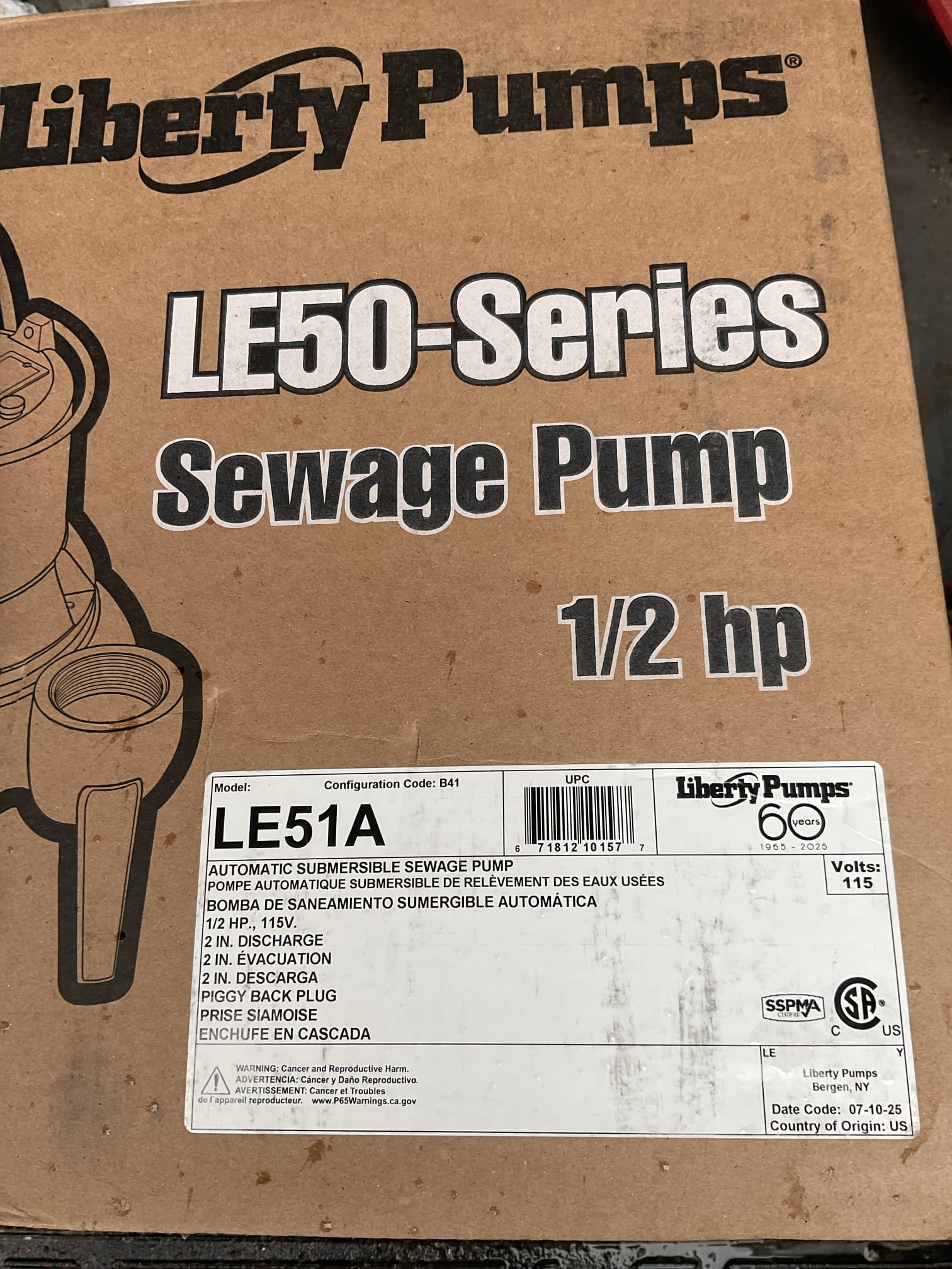 Service was performed in response to the homeowner reporting that the sewage tank alarm was actively sounding. Upon arrival, the sewage system was inspected and it was determined that the pump’s float switch, which controls the pump’s on and off operation, had failed. The homeowner advised that the existing pump was over 20 years old. Due to the age of the equipment and the failed float, it was recommended and approved to replace both the sewage pump and float assembly to ensure reliable system operation.

The existing sewage pump and float were removed, and a new pump and float assembly were installed. The sewage tank was properly resealed after installation. The system was then tested to confirm correct pump operation under normal conditions. Additional testing was performed by temporarily turning the pump off while running water to simulate a failure condition, verifying that the alarm system continued to operate as designed. All components responded properly during testing.