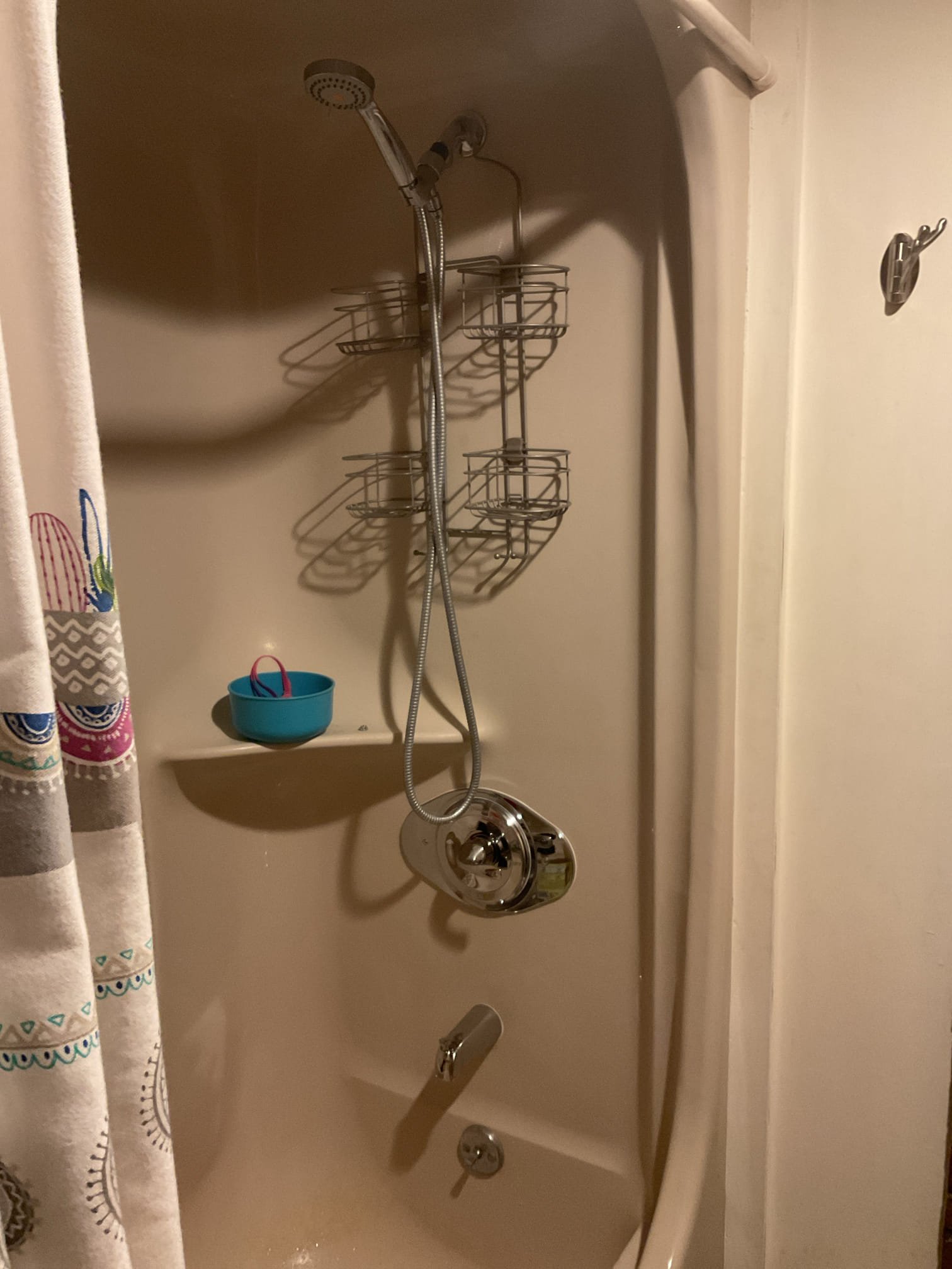 The existing tub/shower valve was leaking and failing to deliver consistent hot water, and due to prior unsuccessful repair attempts, full replacement was recommended to restore proper operation. Water was shut off and the system drained, the existing valve and trim were removed, and a new valve was installed on added blocking with new connections for hot, cold, and shower piping; new trim, tub spout, shower arm, and customer-supplied handheld sprayer were installed, the system was tested with no leaks or issues found, and all trim was sealed with caulking for added waterproofing.

The existing mixing valve was leaking and had severely corroded fittings, so replacement was recommended to ensure safe and reliable performance. Water was shut off and the system drained, the failed valve and fittings were removed, and a new mixing valve was installed with new copper piping and adapters; the system was restored and tested with no leaks present at this time. The customer was also enrolled in