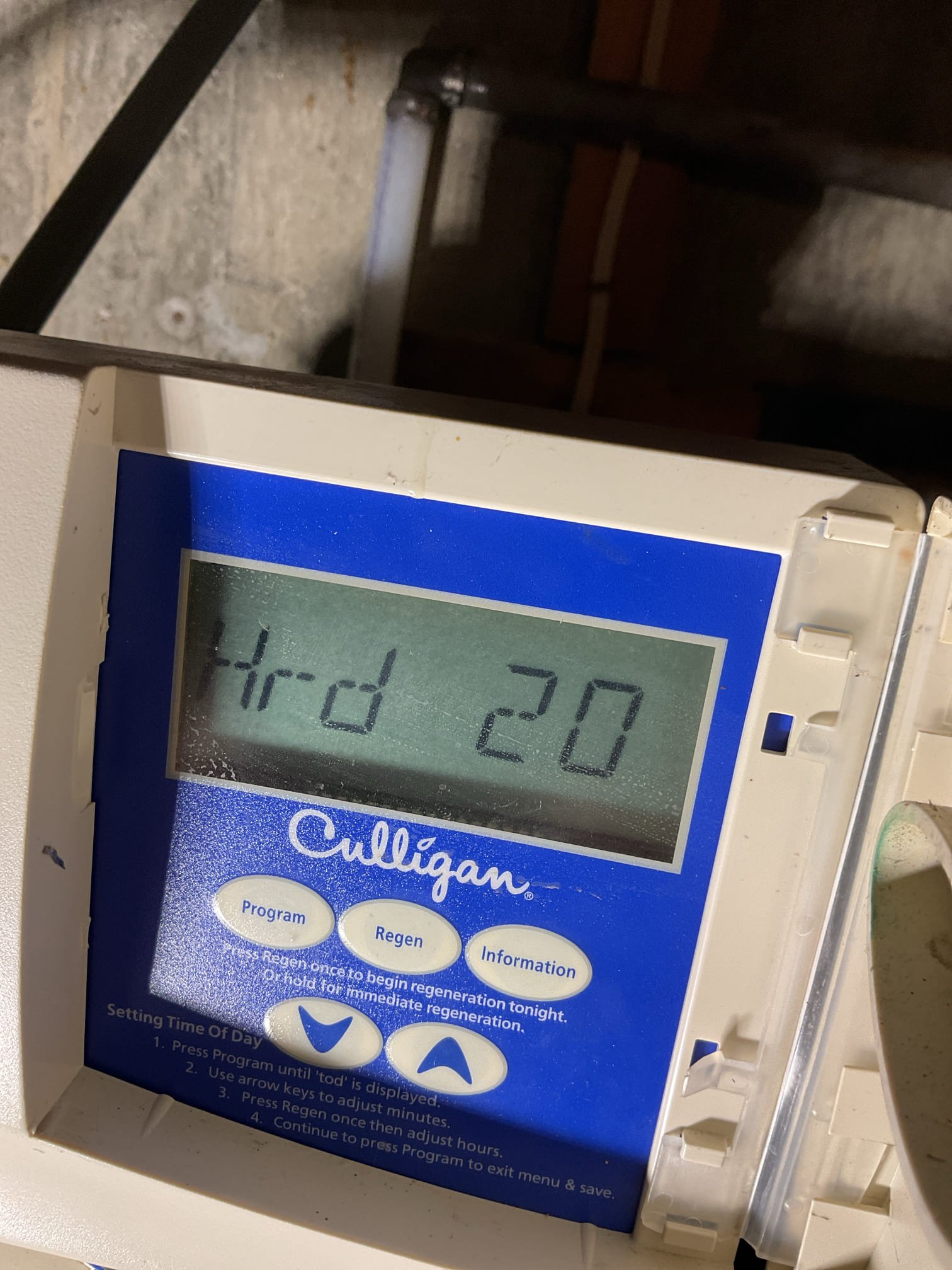 I came to give an estimate for a rear outlet toilet and check their filter. I took a field test for the raw and treated water

Treated- PH:7 H:2 FE:0 

Raw- PH:7.5 H:17 FE:Trace 

I removed the sediment filter and replaced it with a customer supplied sediment filter and cleaned and lubricated the o ring. 

I removed the injector and screen for the softener. The injector was plugged with sediment. I adjusted the time and reinstalled the injector after cleaning it. 