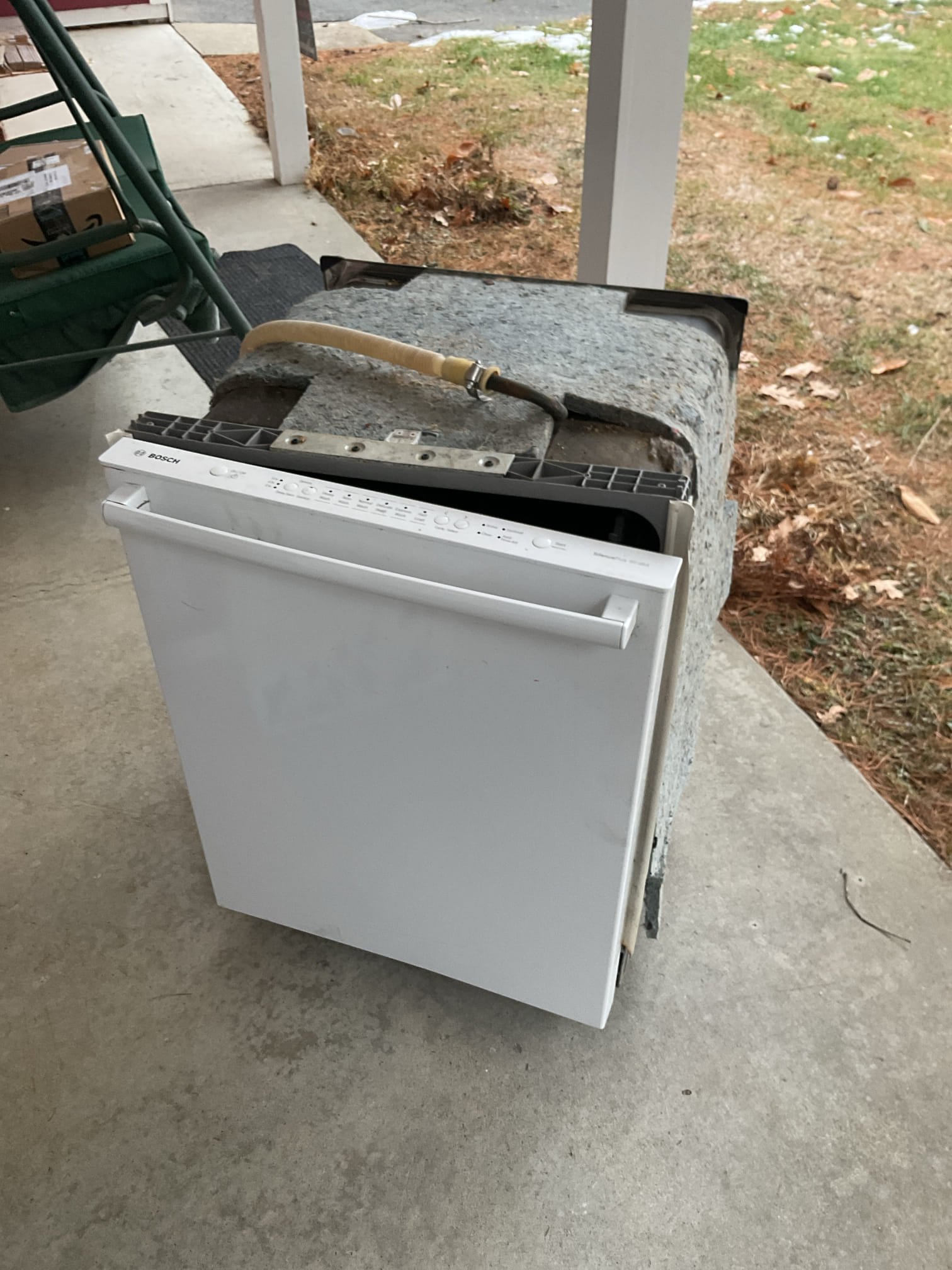 24” wide x 34-3/4” tall 

Removed dishwasher and measured the opening for the customer 