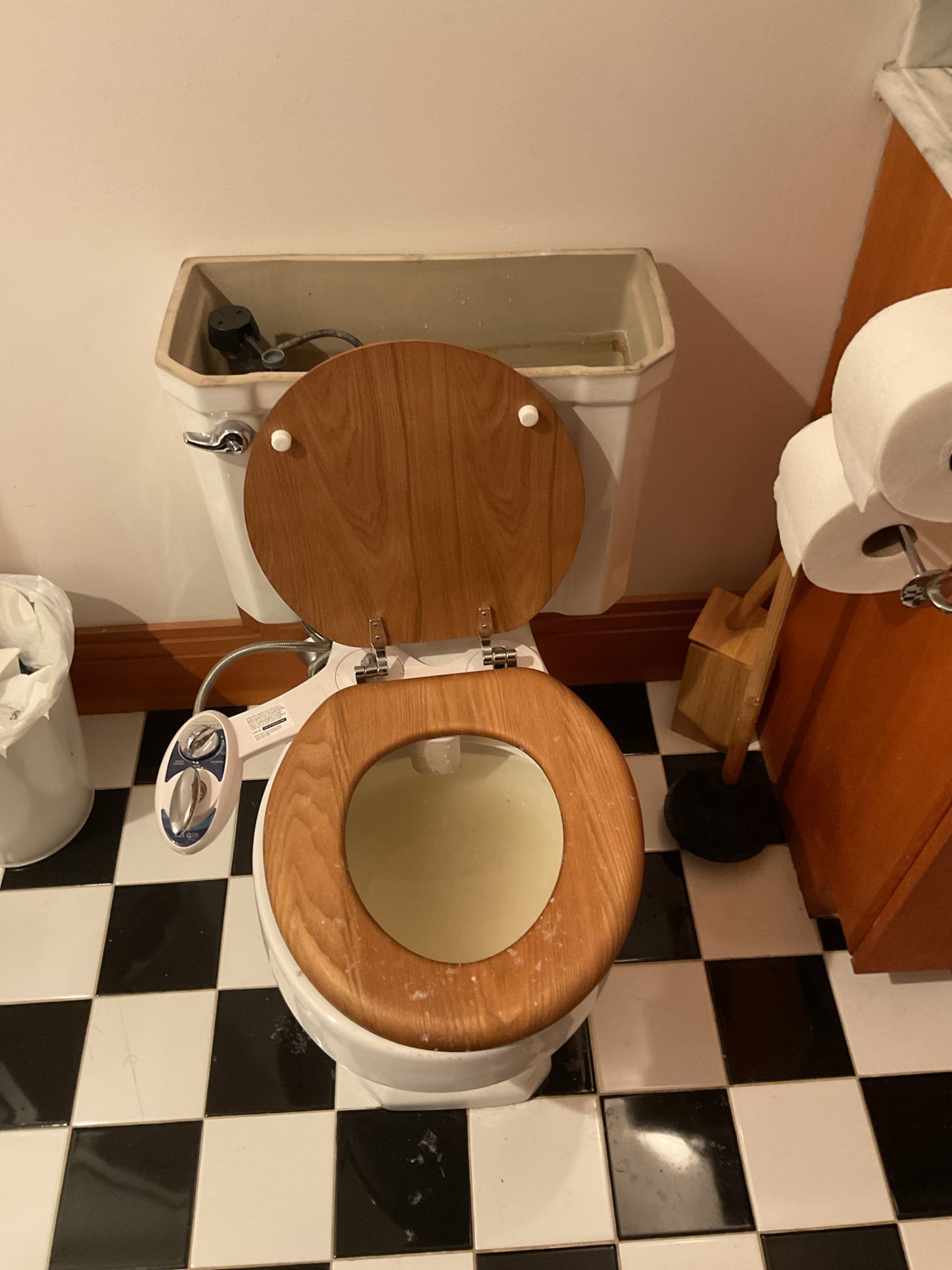 Upon arrival I found the basement toilet was clogged up and backing up. I tested all fixtures to see if the issue was a main drain issue or just with the toilet. All other fixtures were draining fine indicating the issue was with the toilet. 

I augered the toilet until the blockage was cleared. I did several full pass through’s with the auger offer the toilet was flushing again to ensure the toilet was fully cleared. I also flushed a clump of toilet paper to test the toilet. Everything is working well. 

Emailed payment link 