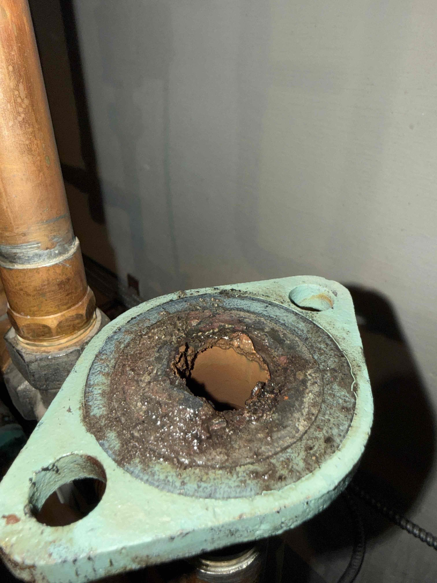 The customer reported that two boiler circulators were excessively noisy and requested evaluation and replacement. The customer turned on the affected zones so the circulators could be observed in operation. Both circulators were confirmed to be noisy, and one circulator showed signs of poor or no water circulation.

With customer approval, both circulators were replaced. Upon removal, the original circulators showed significant rusting, and the system water appeared heavily discolored, indicating contamination within the system. After installation, all connections were checked and verified to be leak-free.

Both zones were tested for proper operation, and adequate hot water return was confirmed. The system is operating properly at this time.

It is recommended that the remaining three circulators be replaced in the spring, as they are beginning to show signs of noise and system contamination similar to the replaced units.